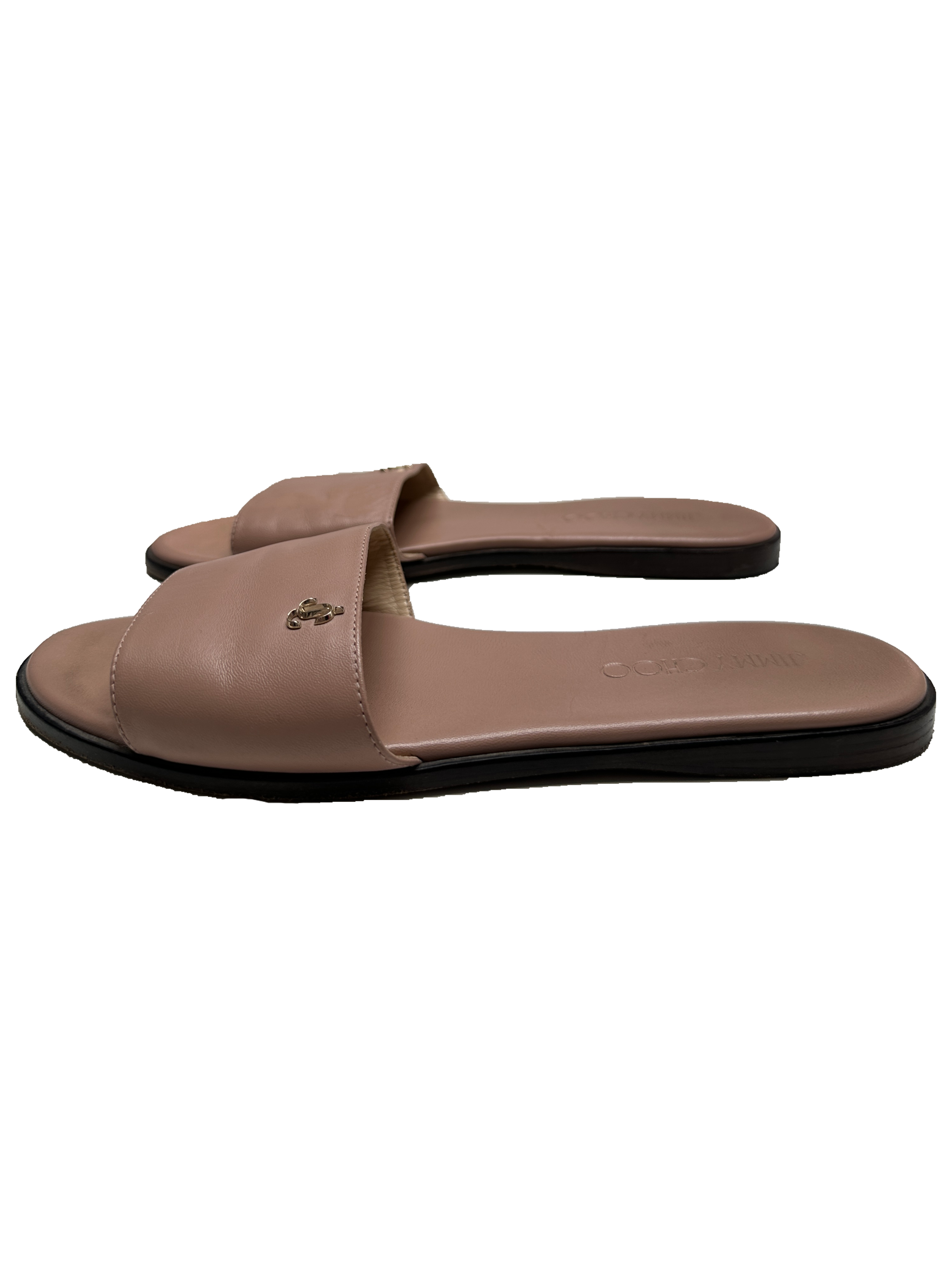 Jimmy Choo Minea flat slides - size 37.5