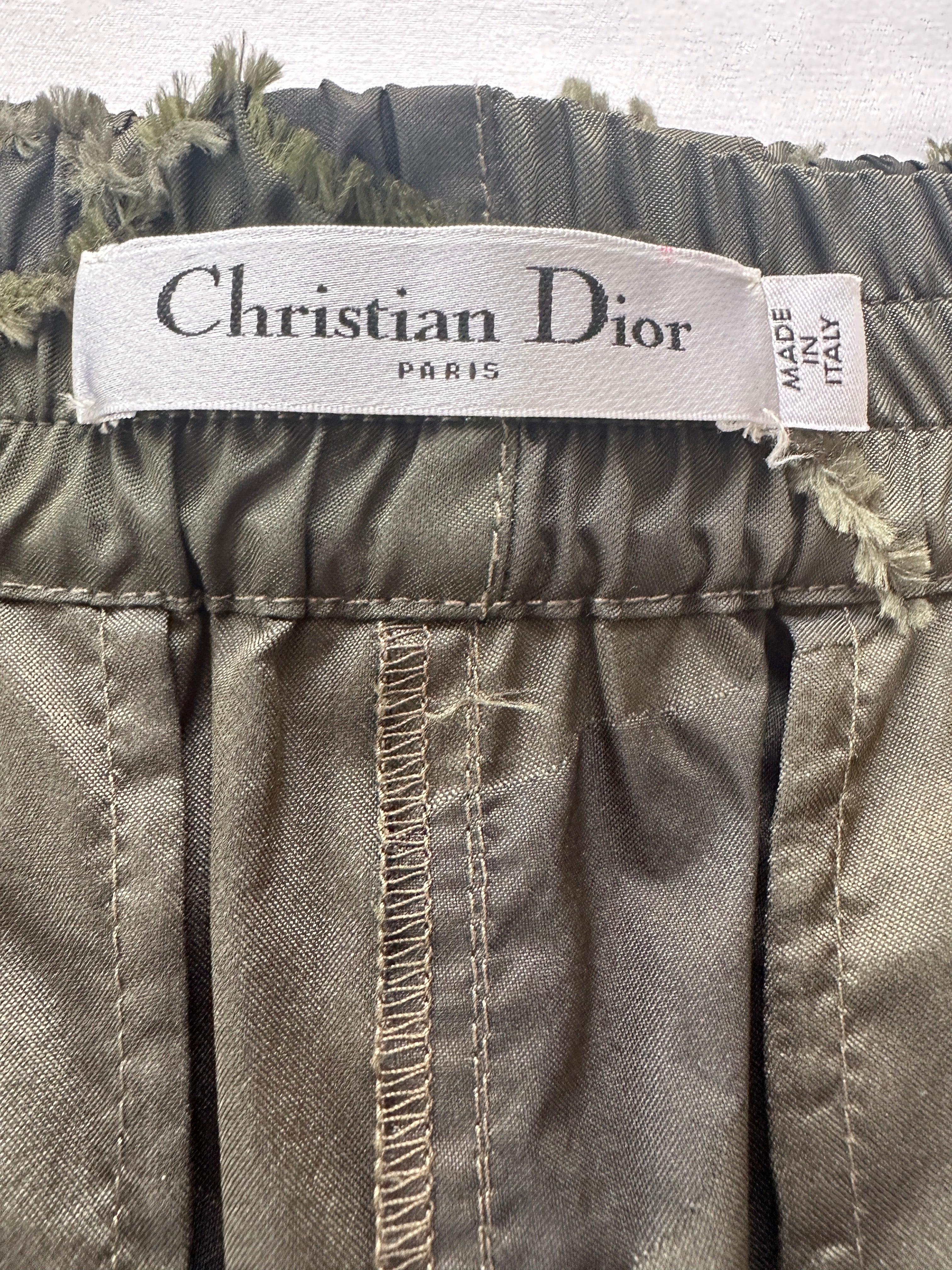 Dior camouflage print shorts - size 34
