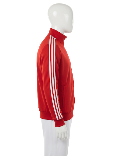 Adidas red classic track jacket - size S