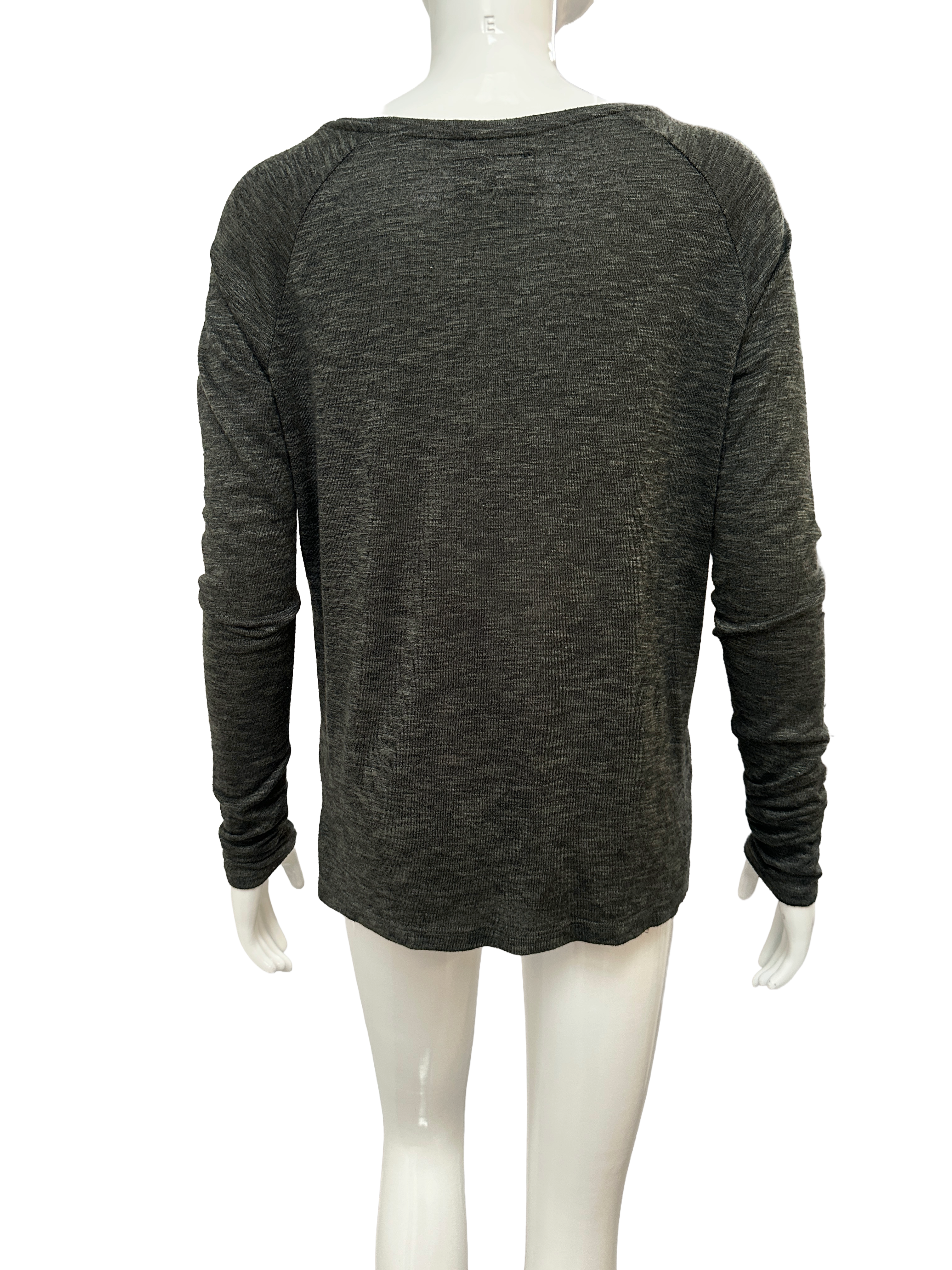 Superdry Sartorial graphic long sleeve top - size M