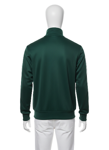 Adidas dark green classic track jacket - size 40