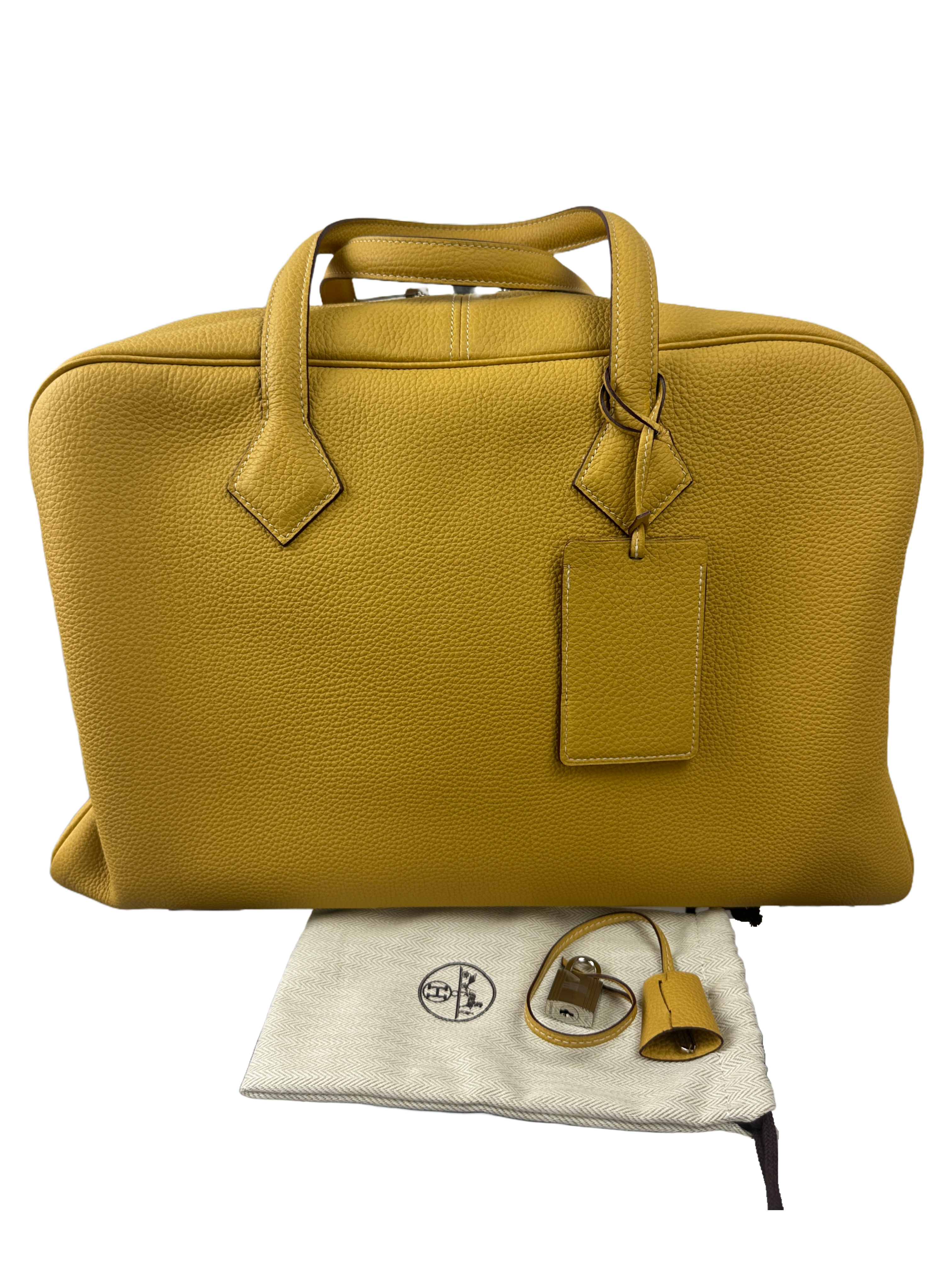 Hermès Curry Clémence Leather Victoria