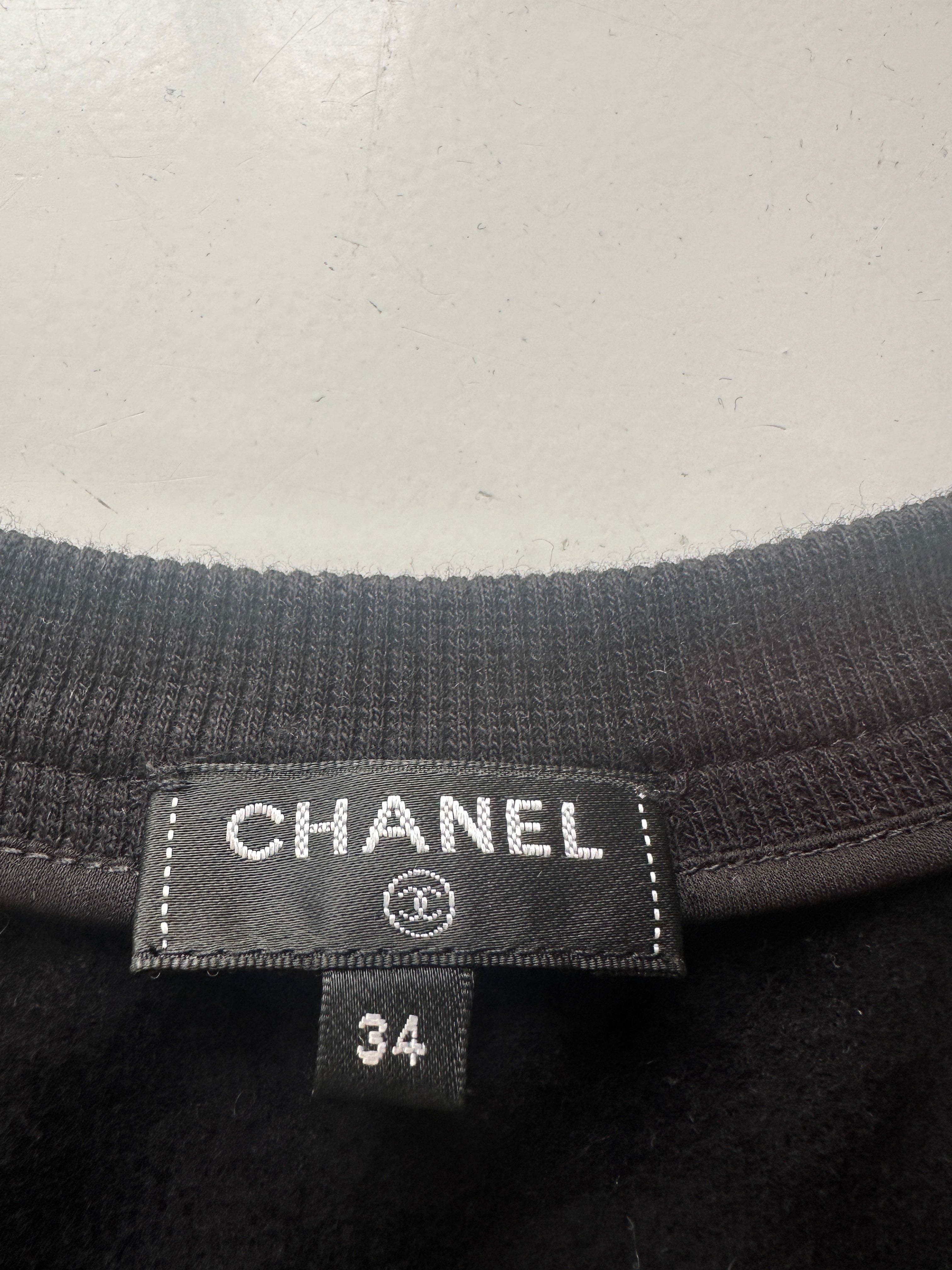 Chanel sweatshirt blue "Gabrielle Chanel" - size 34