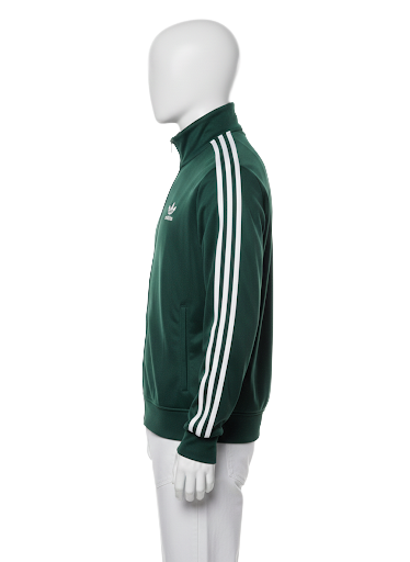 Adidas dark green classic track jacket - size 40