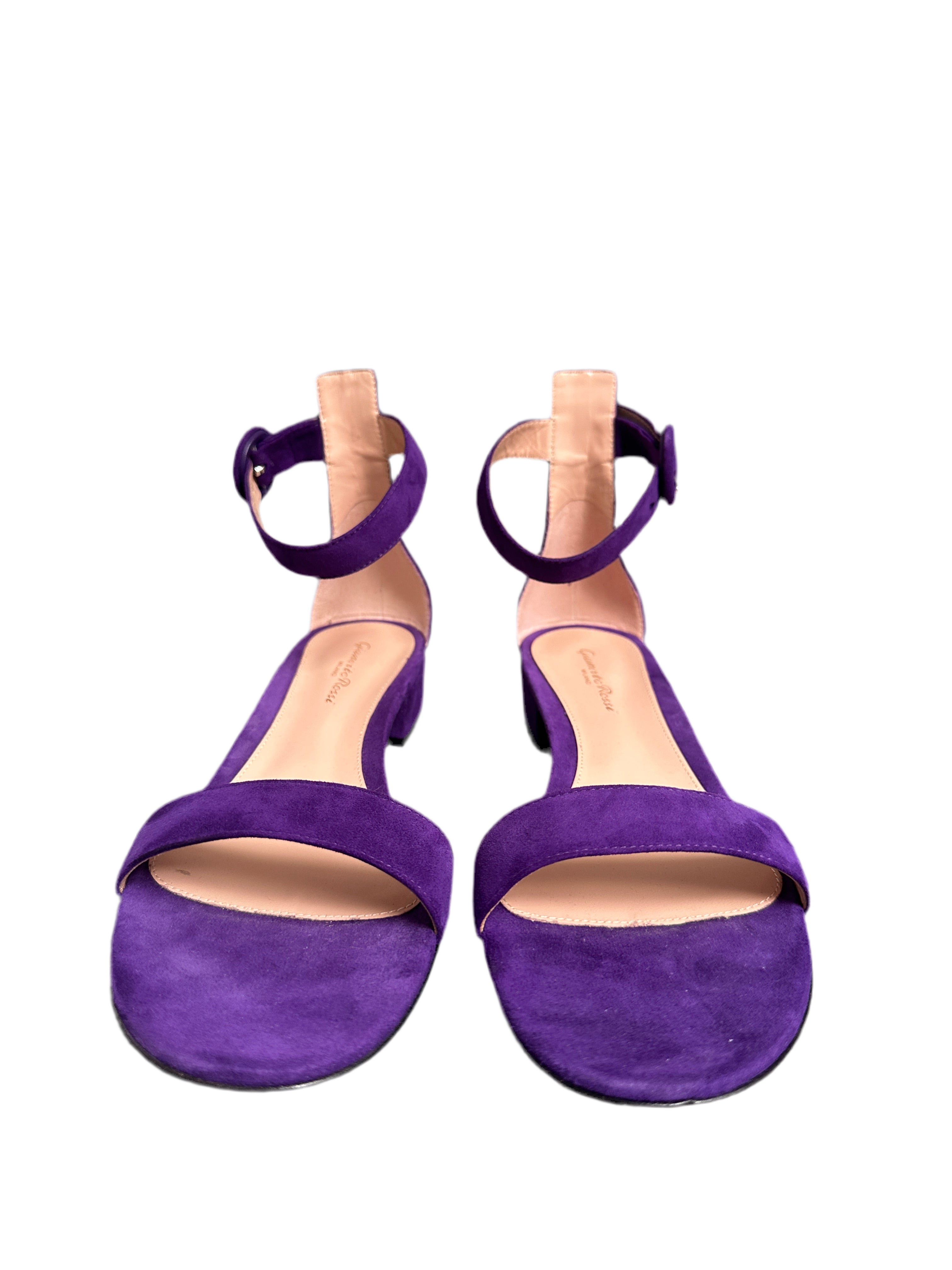 Gianvito Rossi purple heeled sandal - size 39