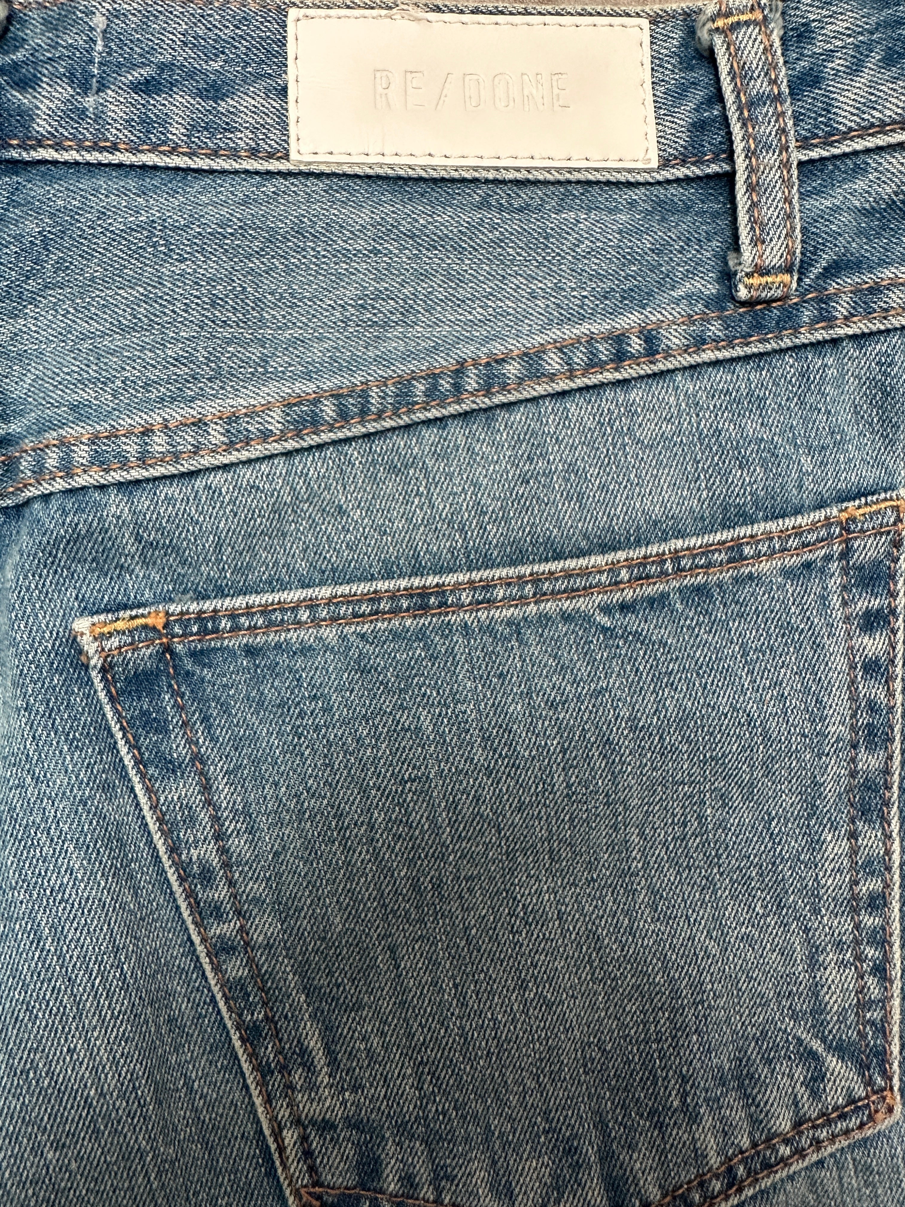 Re/Done hight rise denim short - size 27