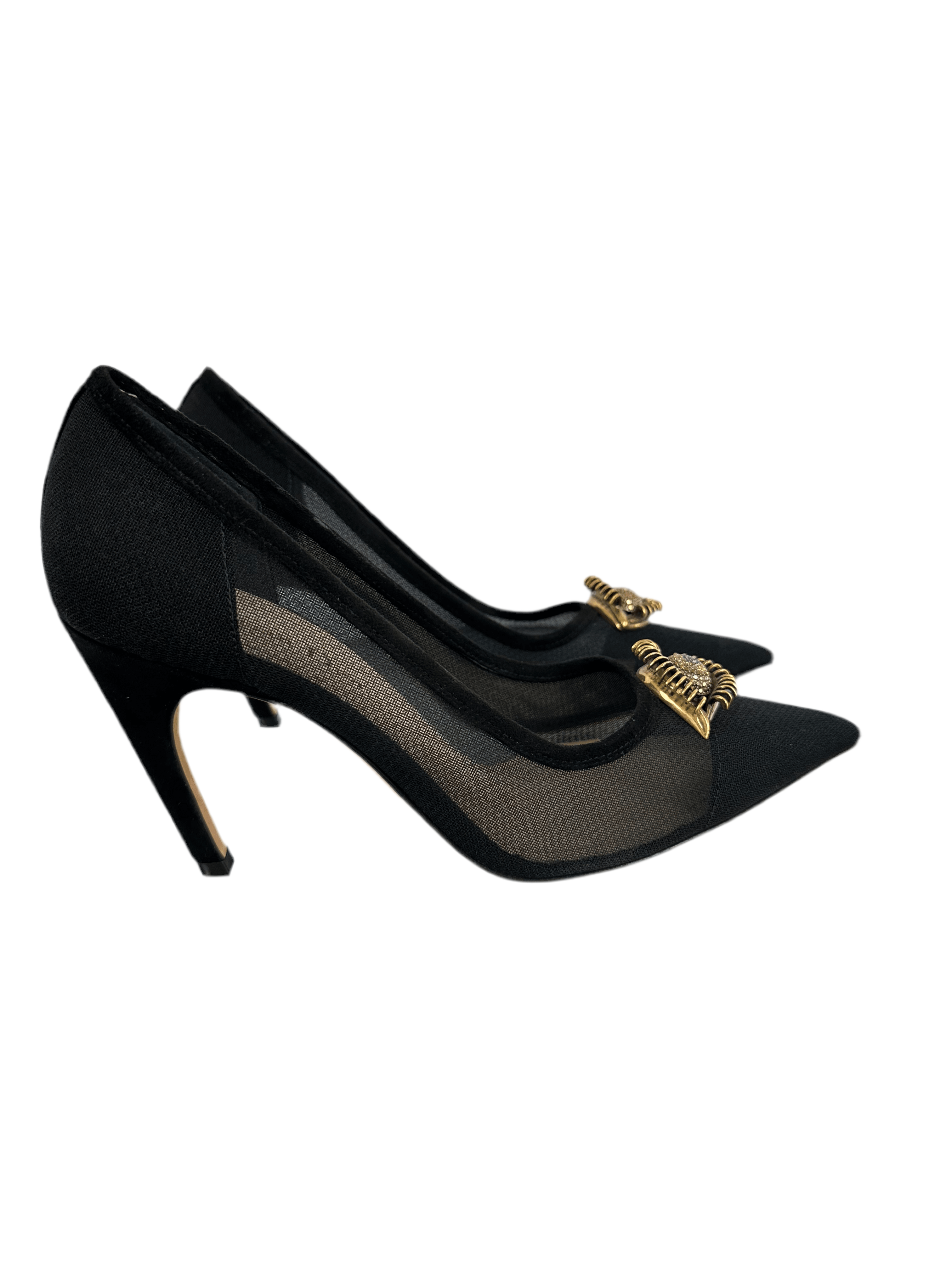 Dior Surreal-D mesh pumps with eye - size 36