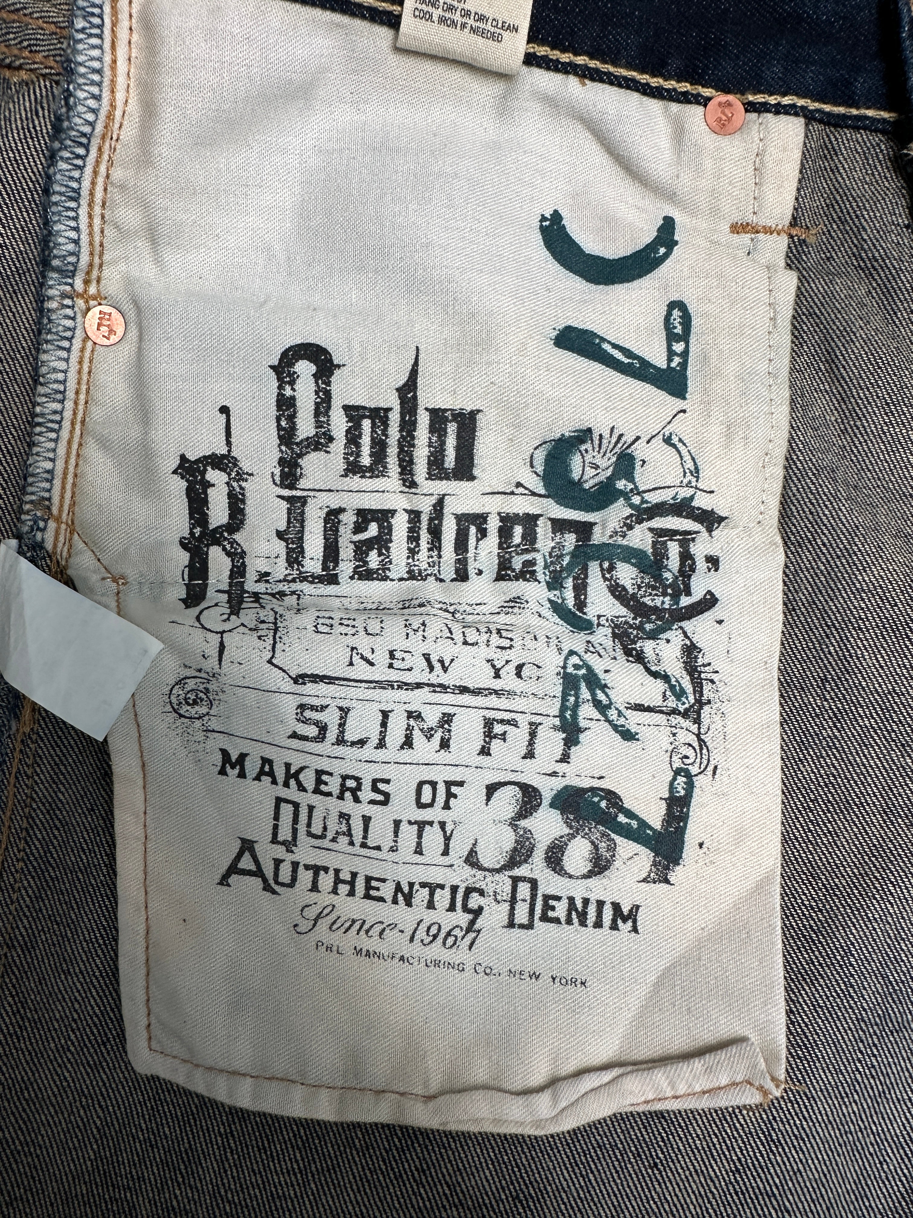 Polo Ralph Laurent dark-wash denim - size W36 L32