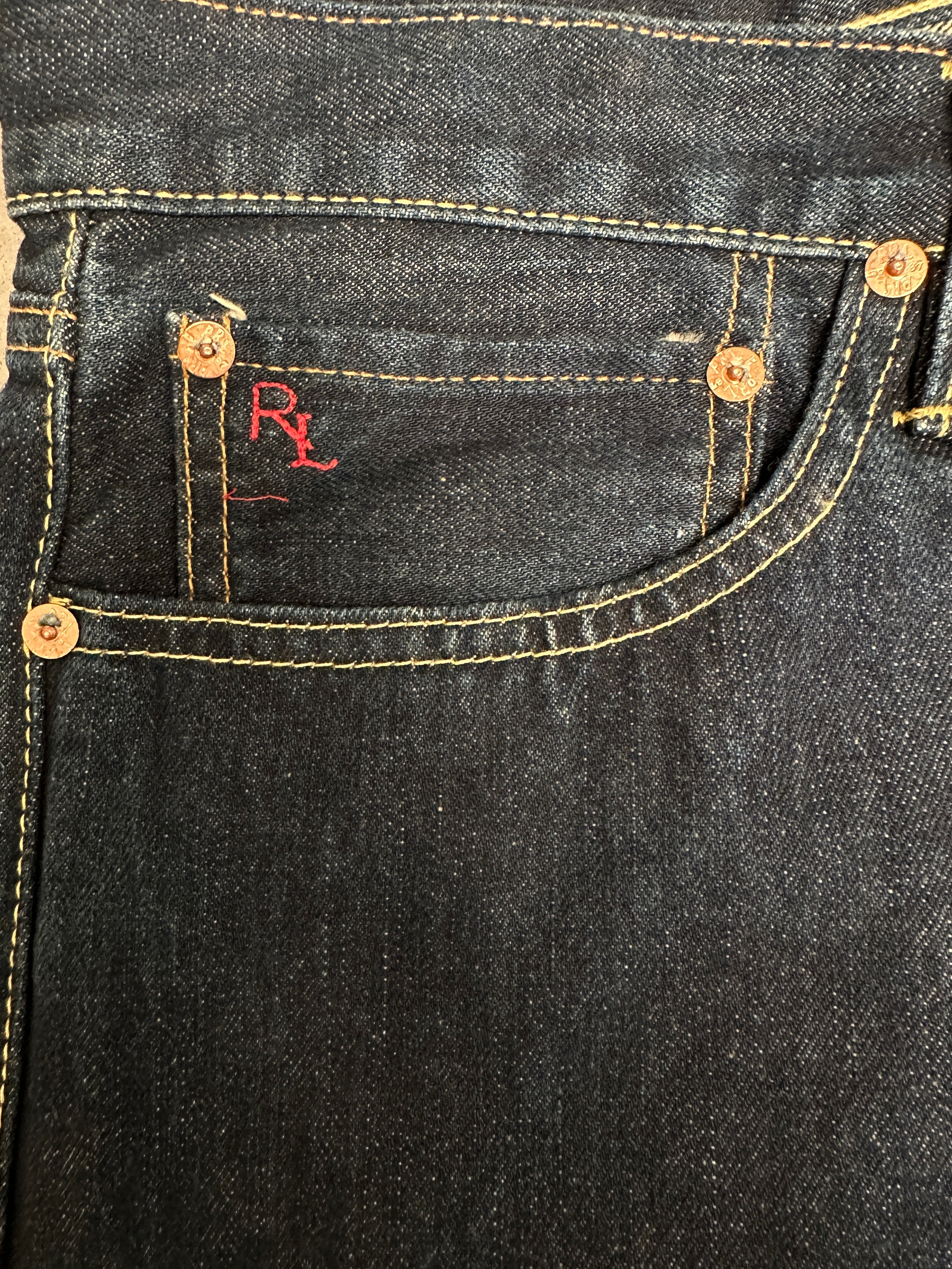 Polo Ralph Laurent dark-wash denim - size W36 L32