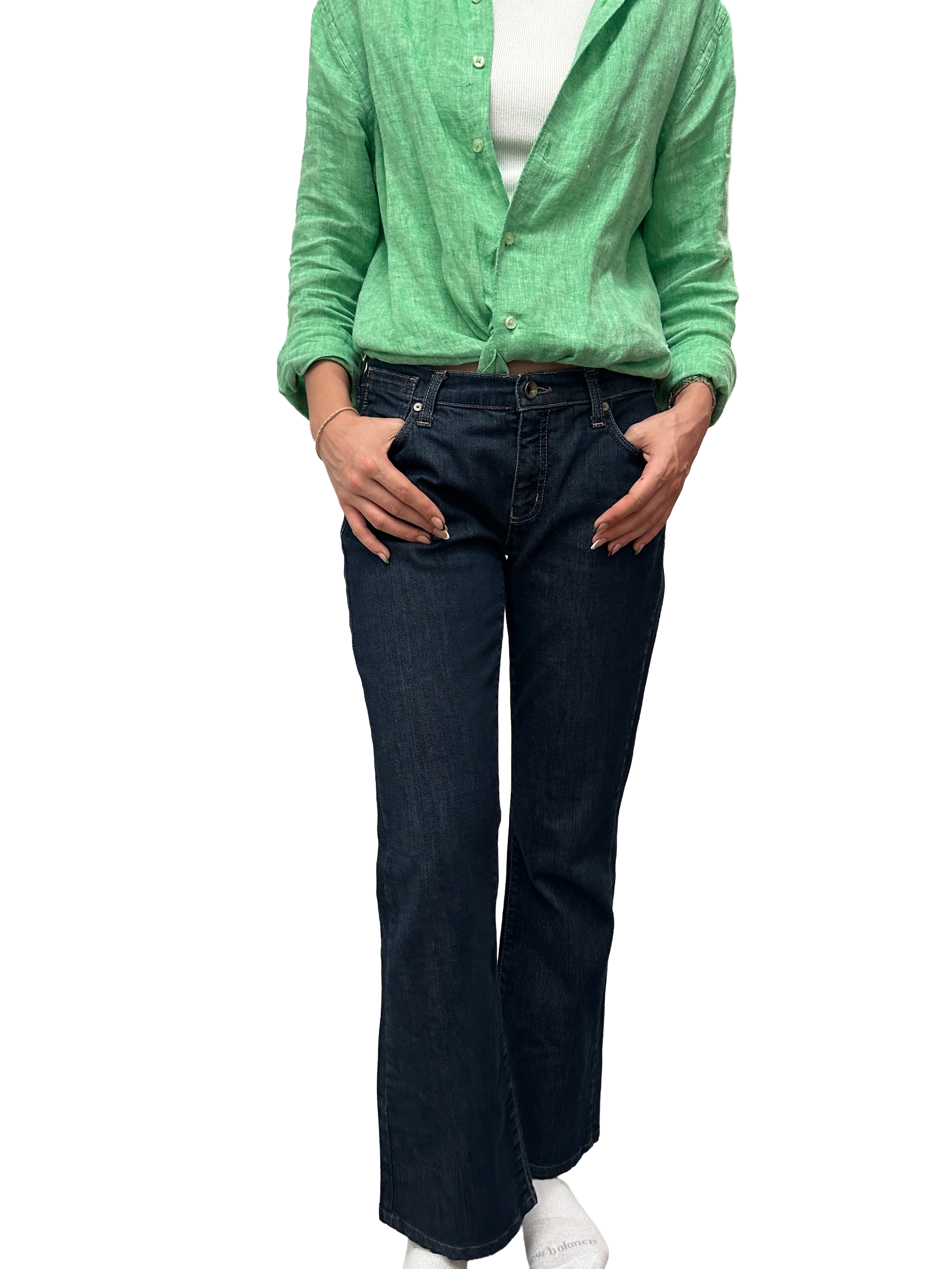 Armani Jeans pants with silver logo - size 30