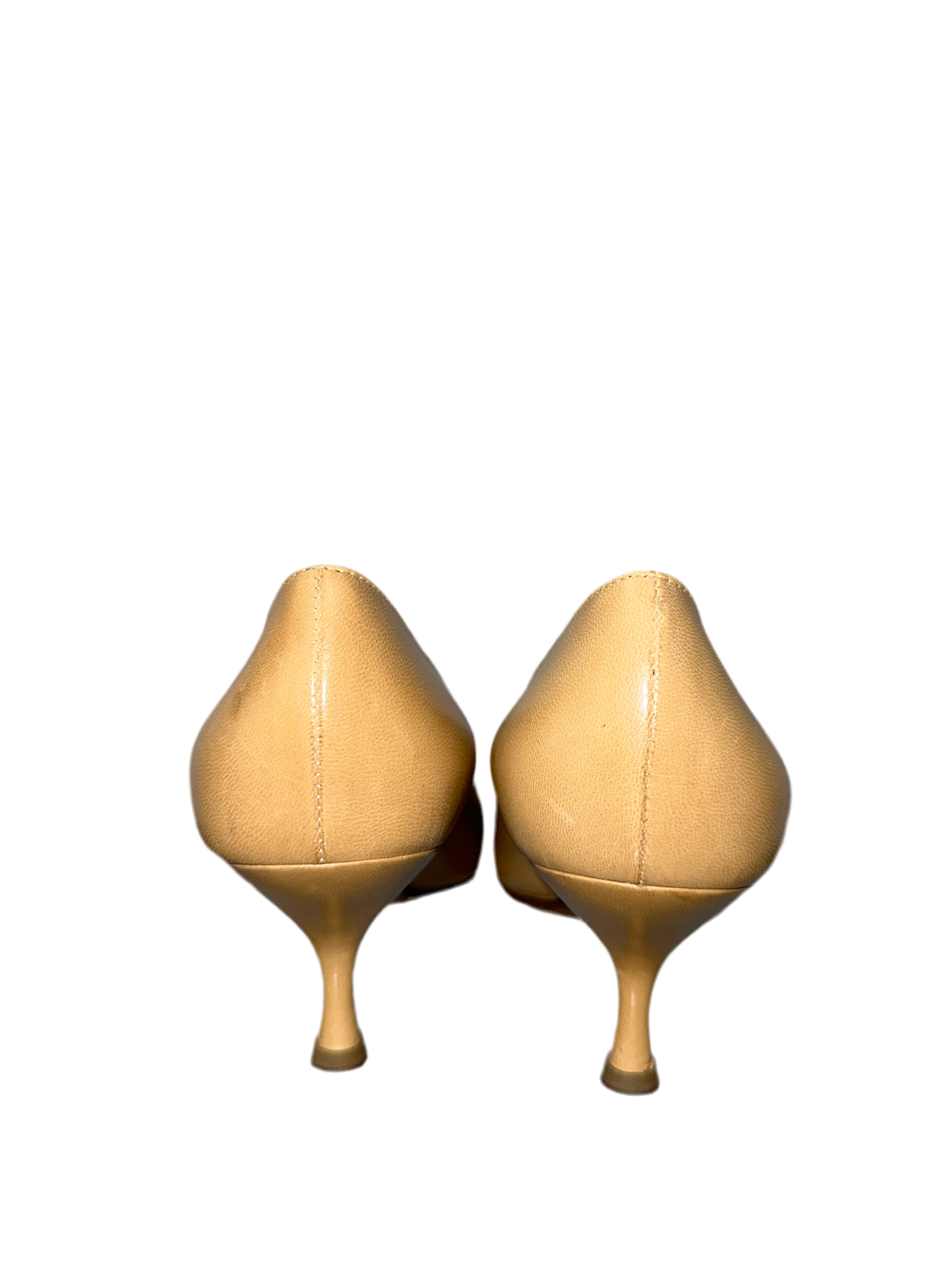 Sergio Rossi camel pointed pumps - size 36