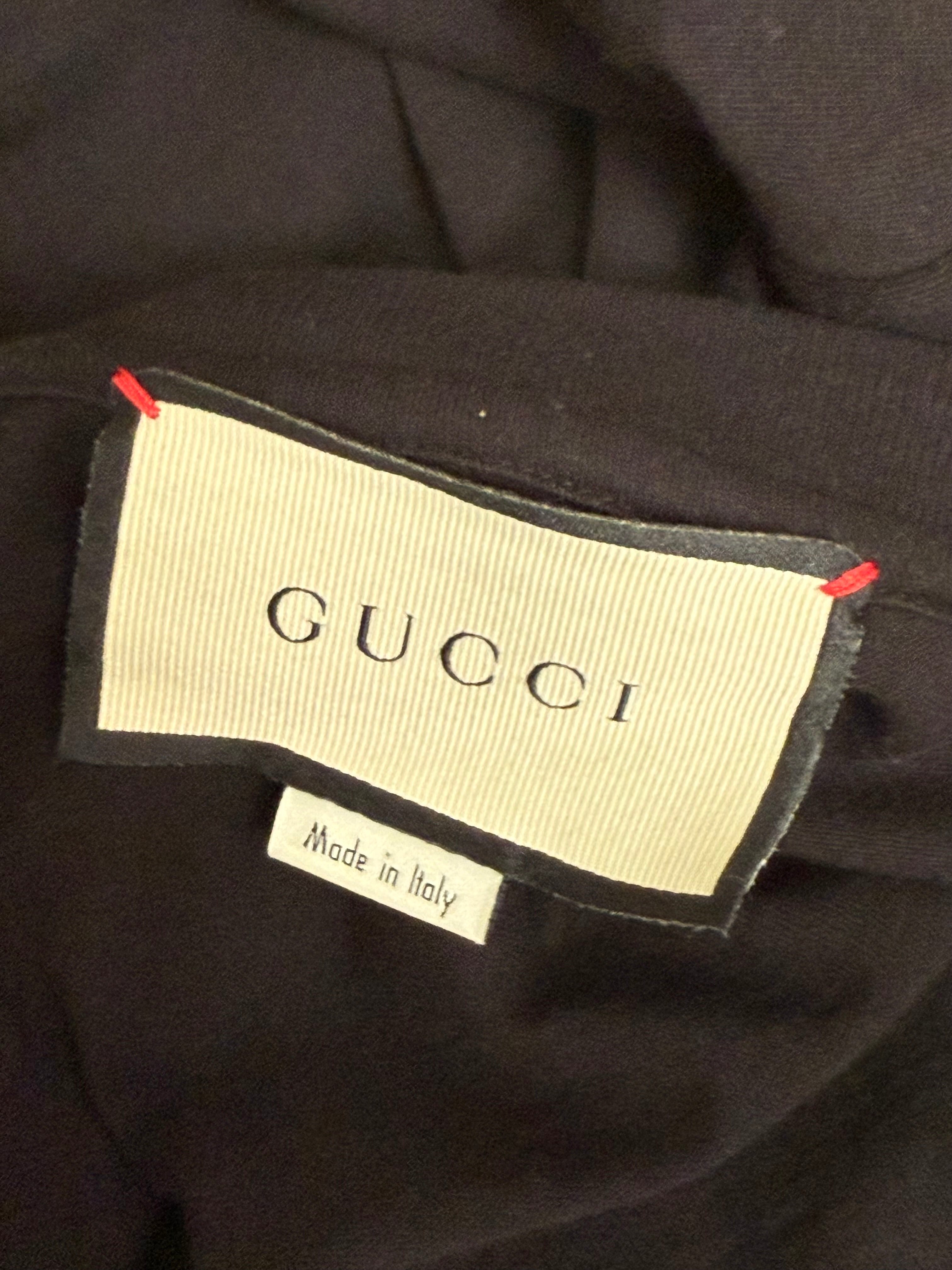 Gucci black vintage logo t-shirt - size S