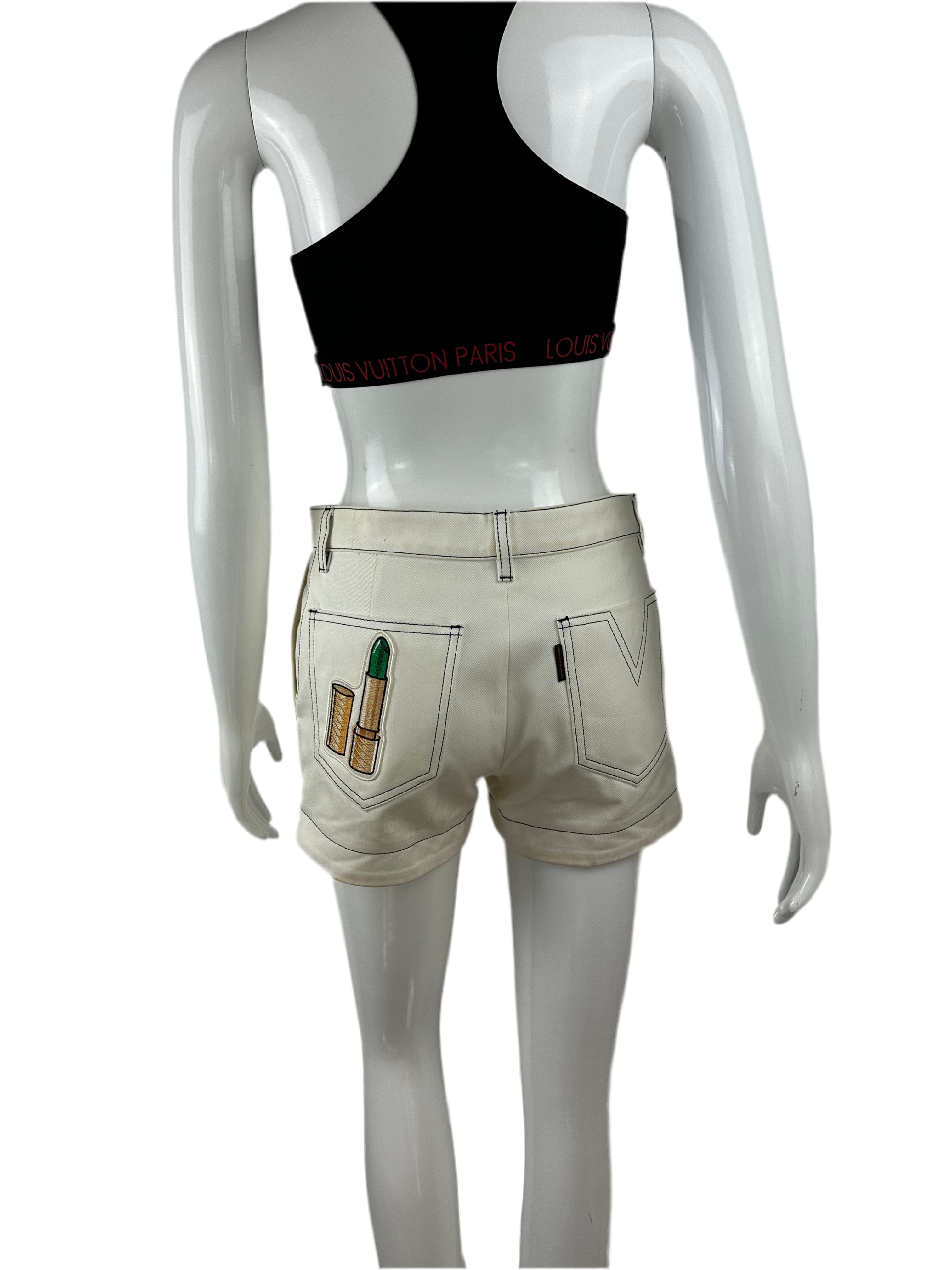 Louis Vuitton white shorts - size 34