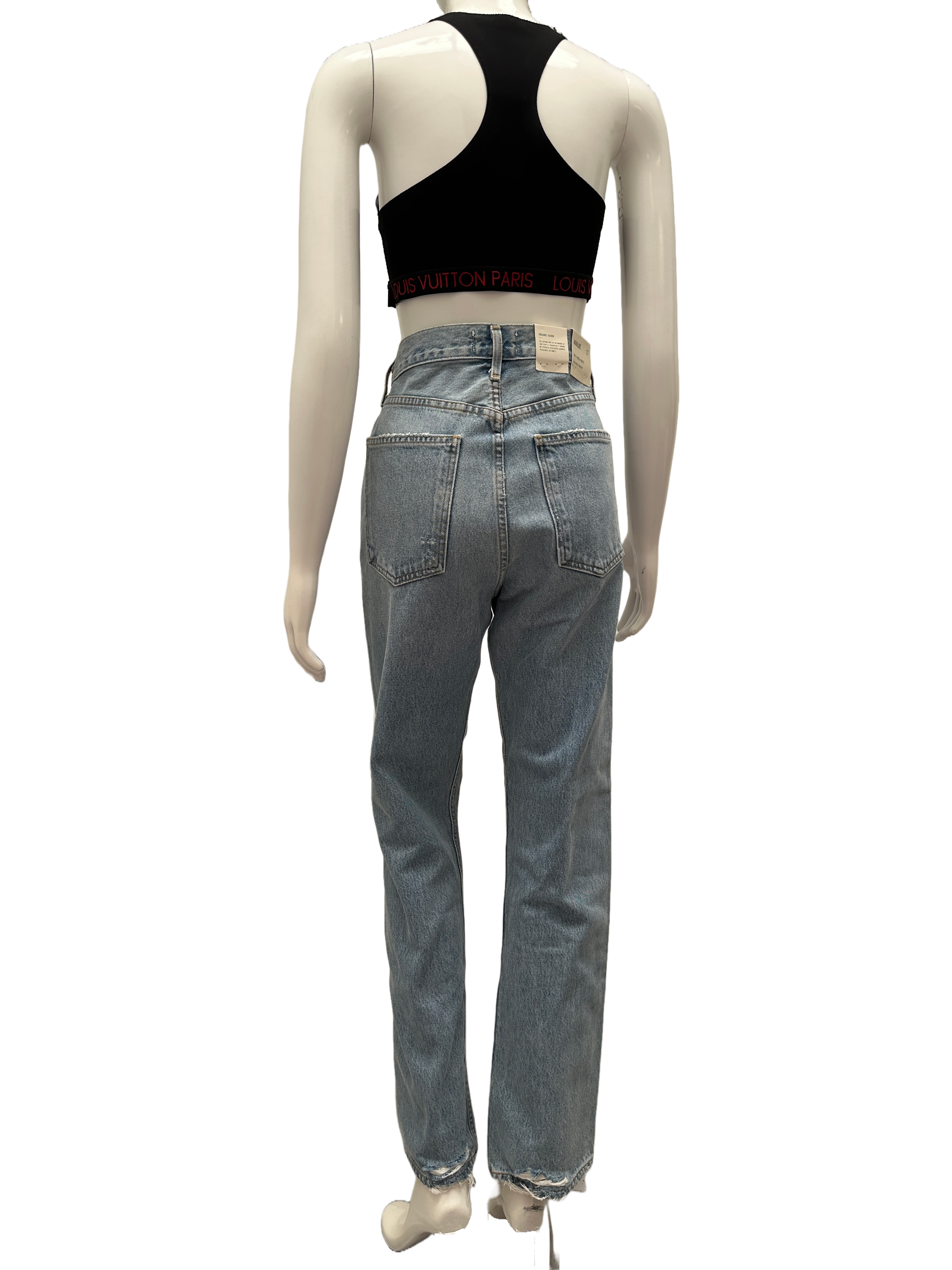 Agolde blue 90'S pinch waist high rise straight - size 27