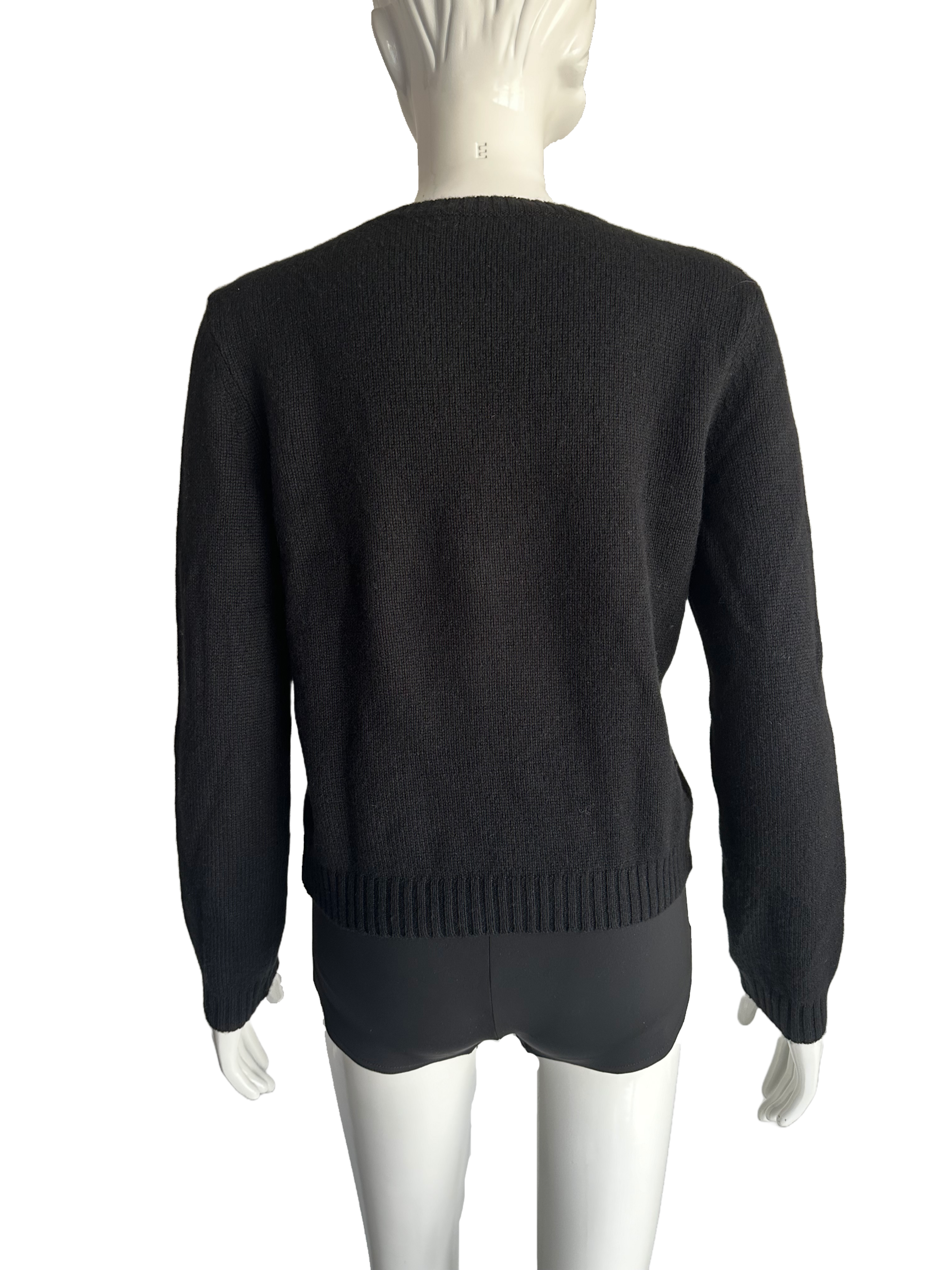 Dior black dragon sweater - size 40