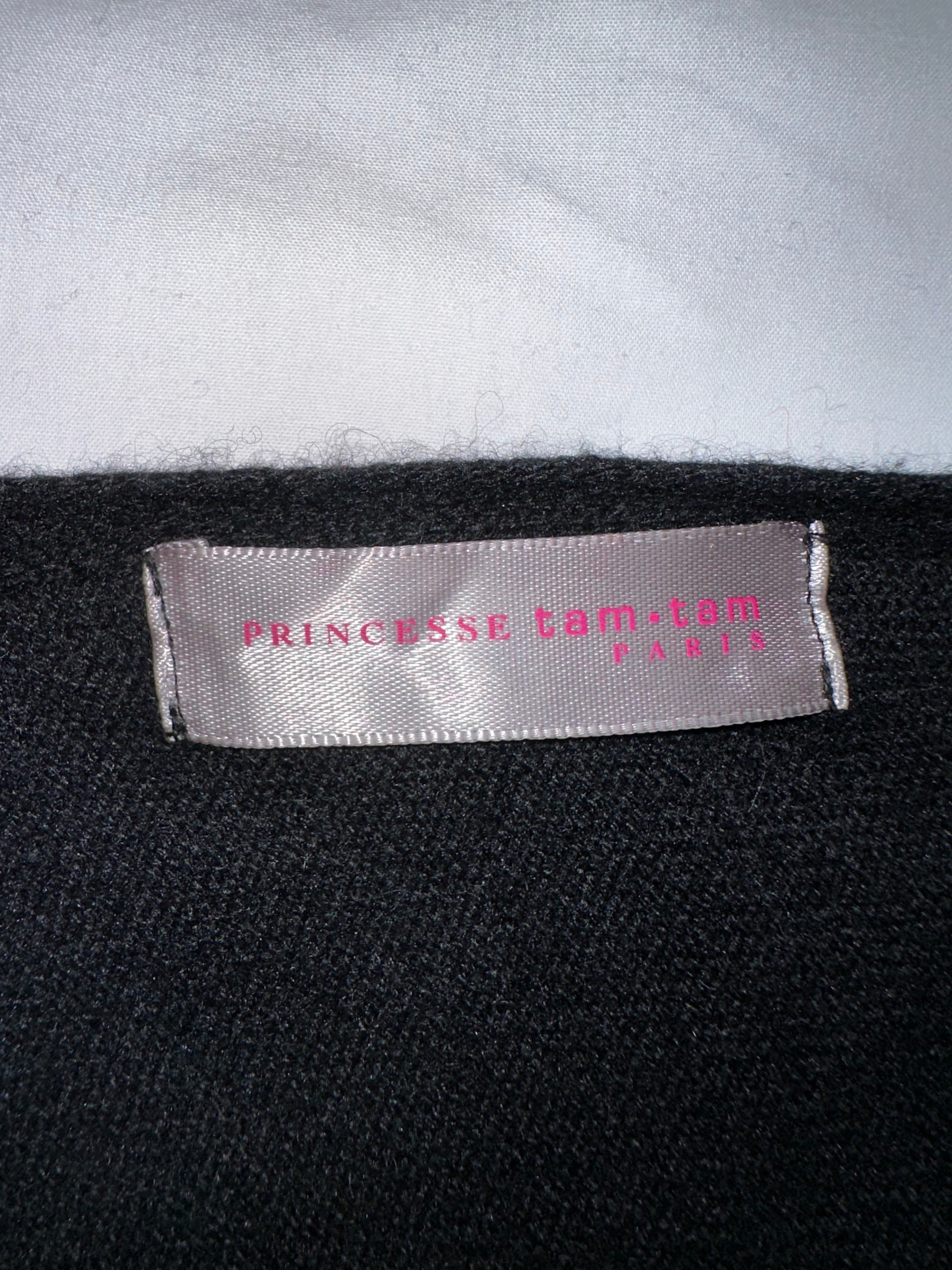 Princesse Tam Tam black cardigan - size TU