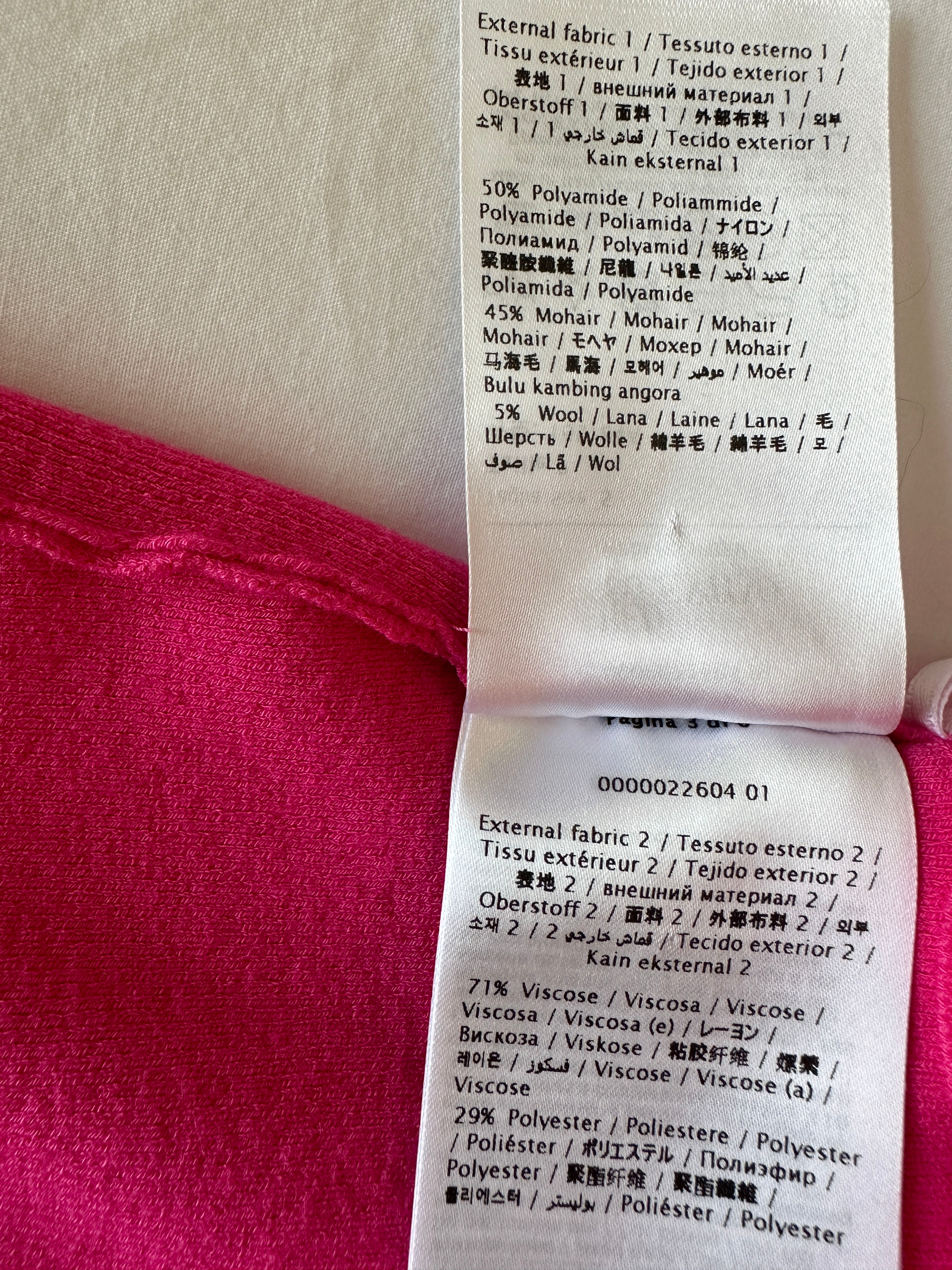 Red Valentino pink dress with wool stockings - size 36
