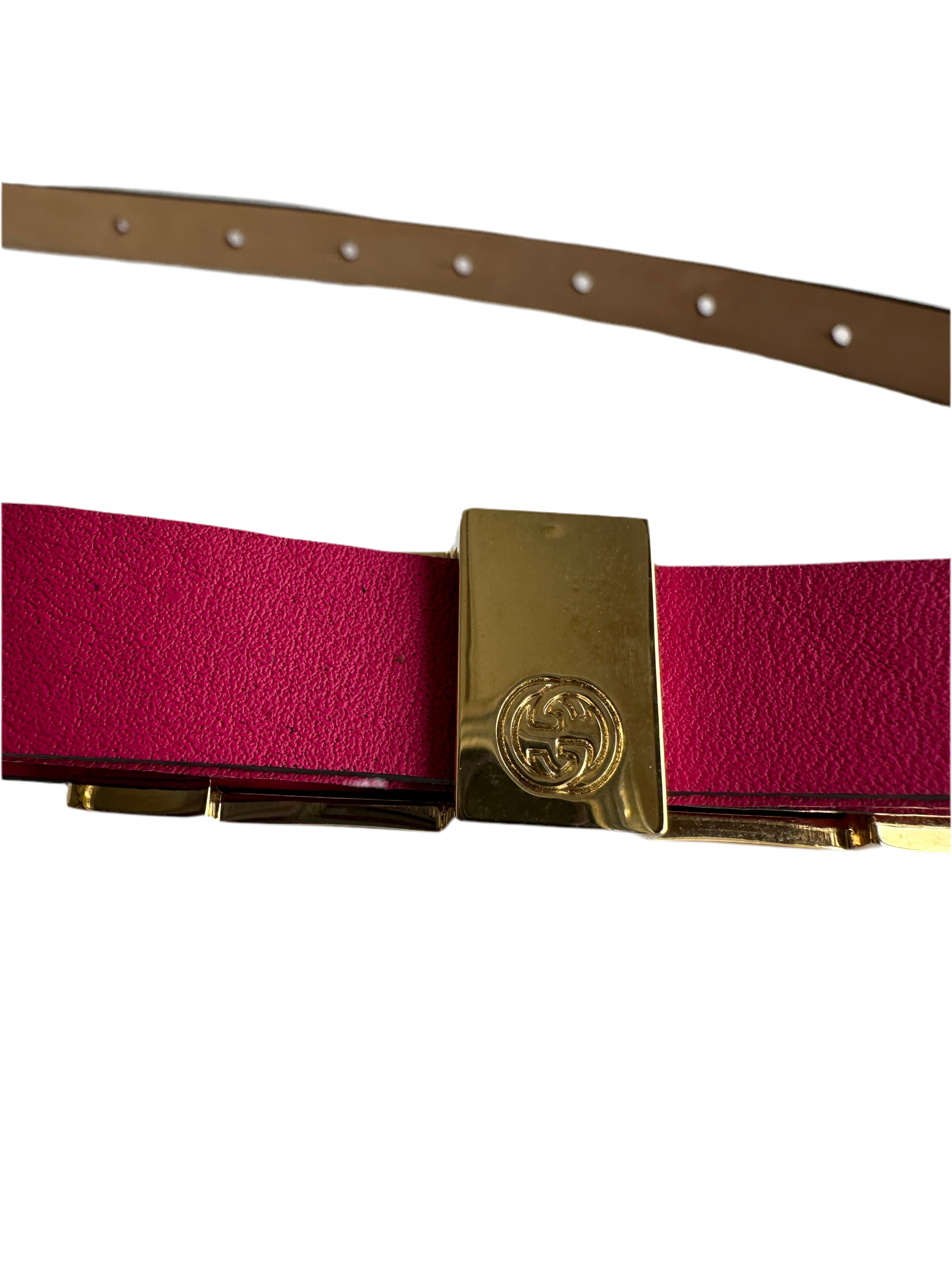 Gucci belt with knot belt buckle