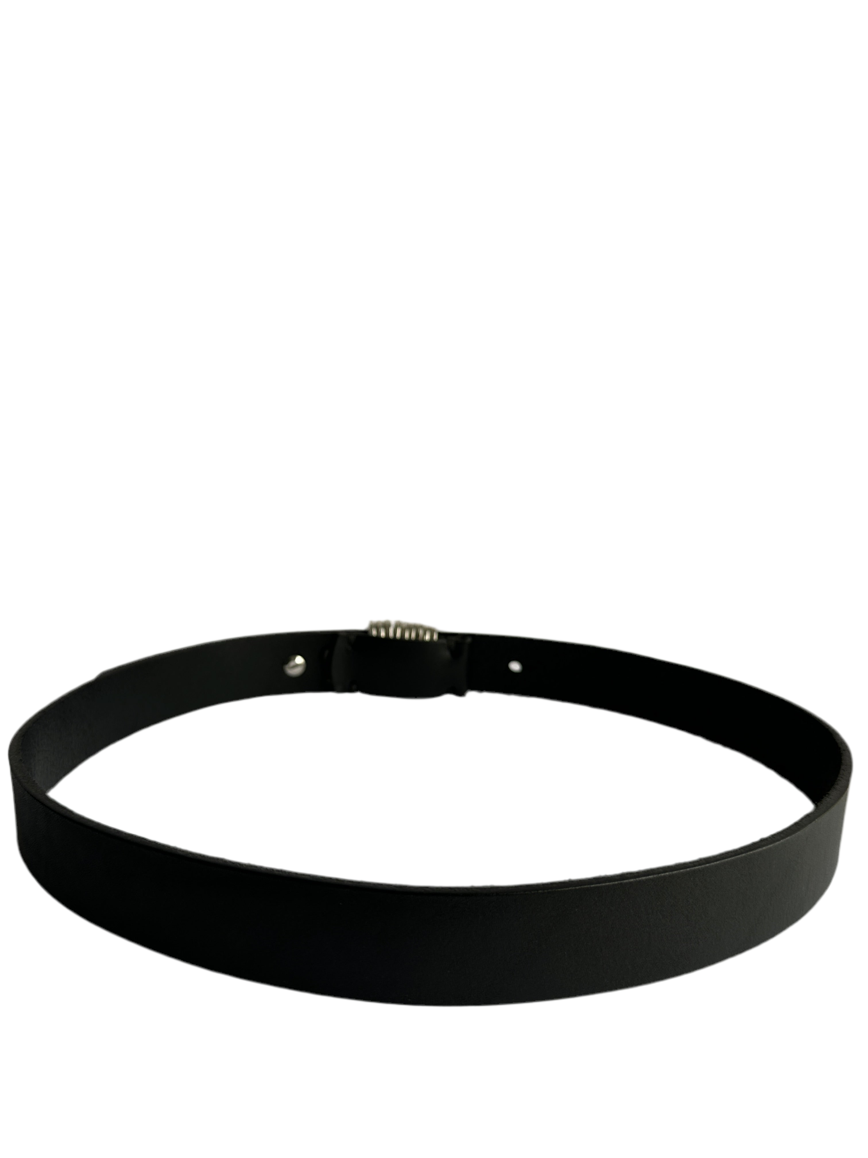 IKKS black leather belt