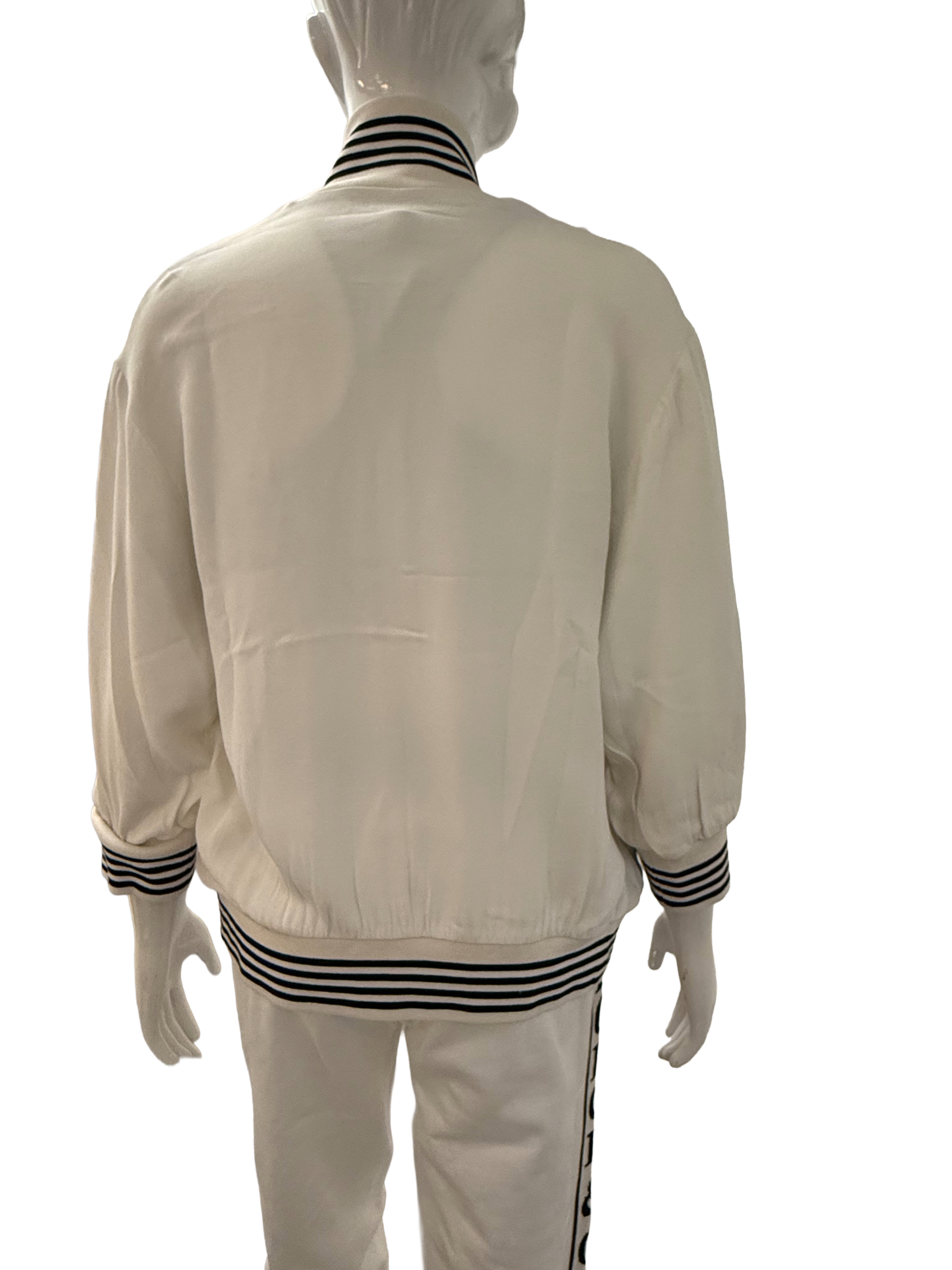 Dolce & Gabbana floral embroidered track jacket - size 38