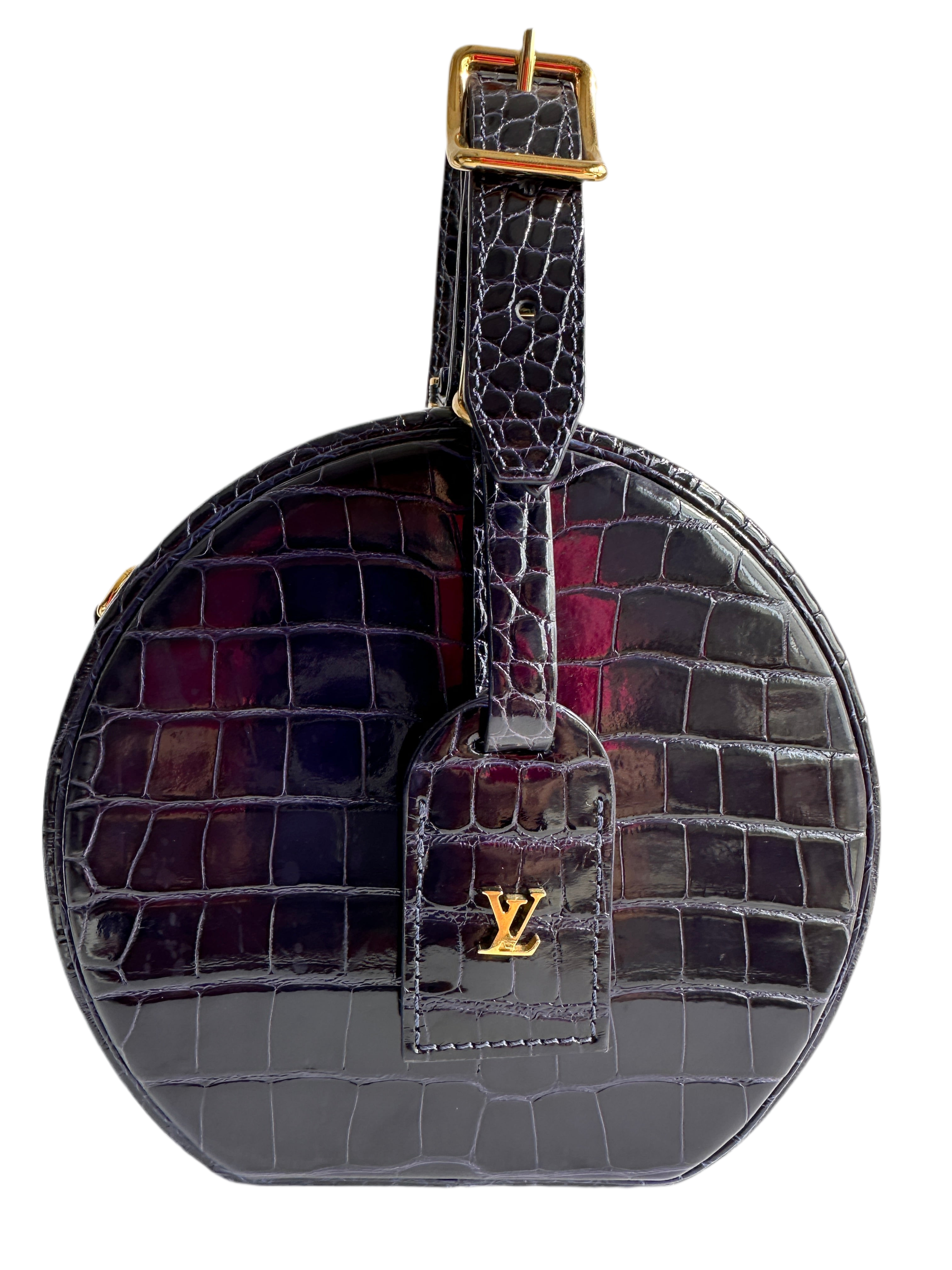 Louis Vuitton petite boite à chapeau blue saphir