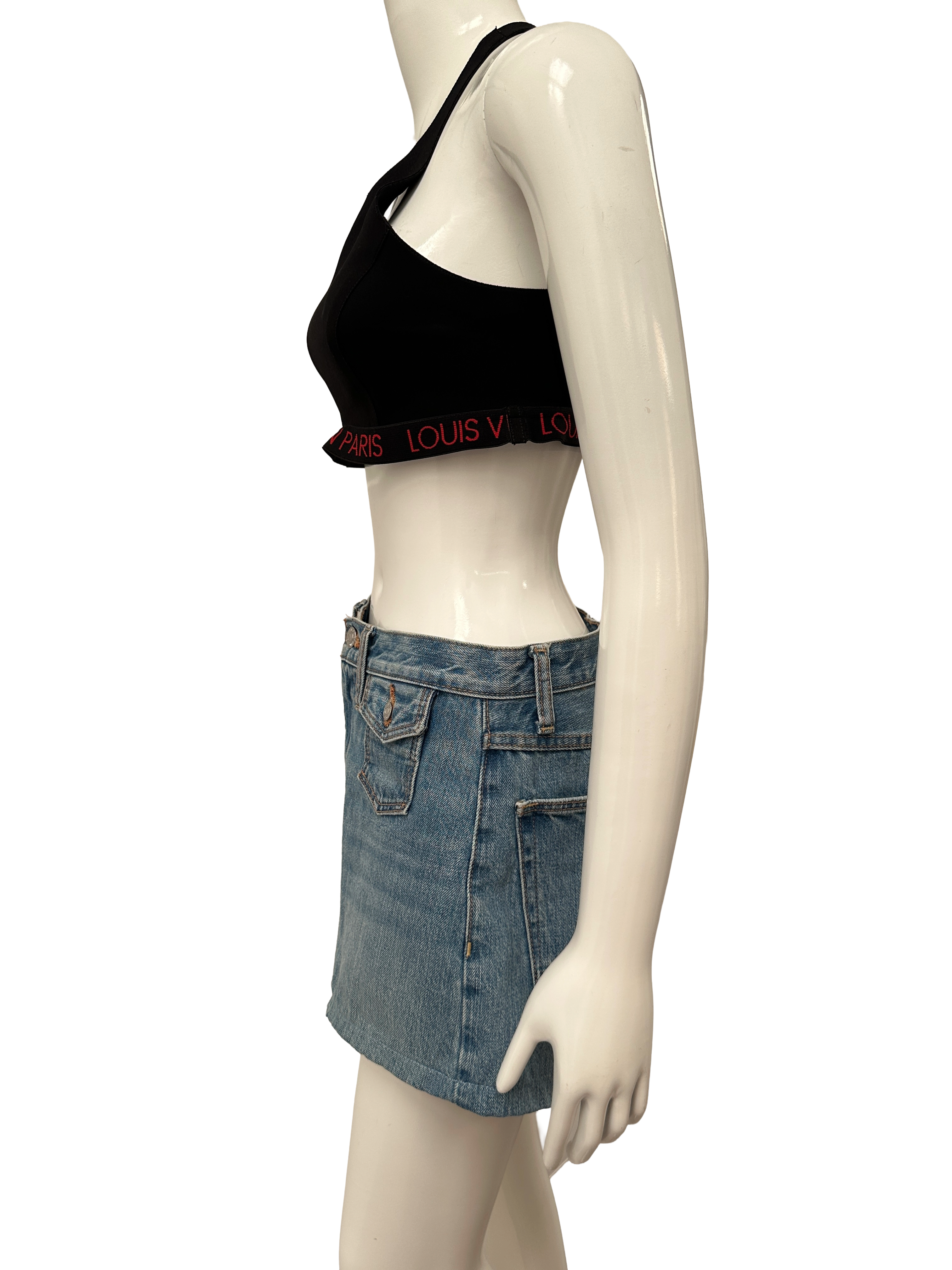 Re/Done hight rise denim short - size 27