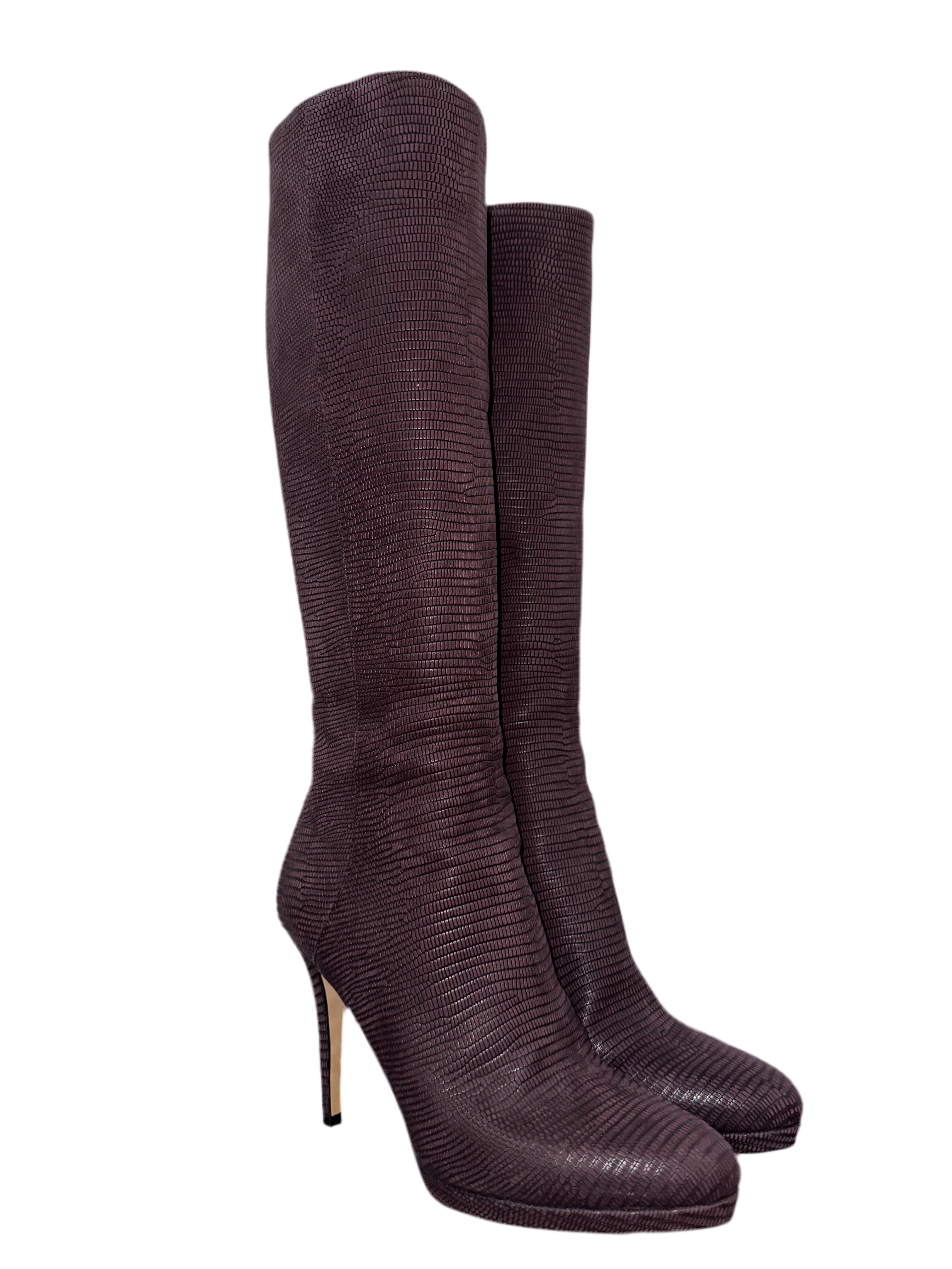 Jimmy Choo Glynn mini printed leather boots - size 36