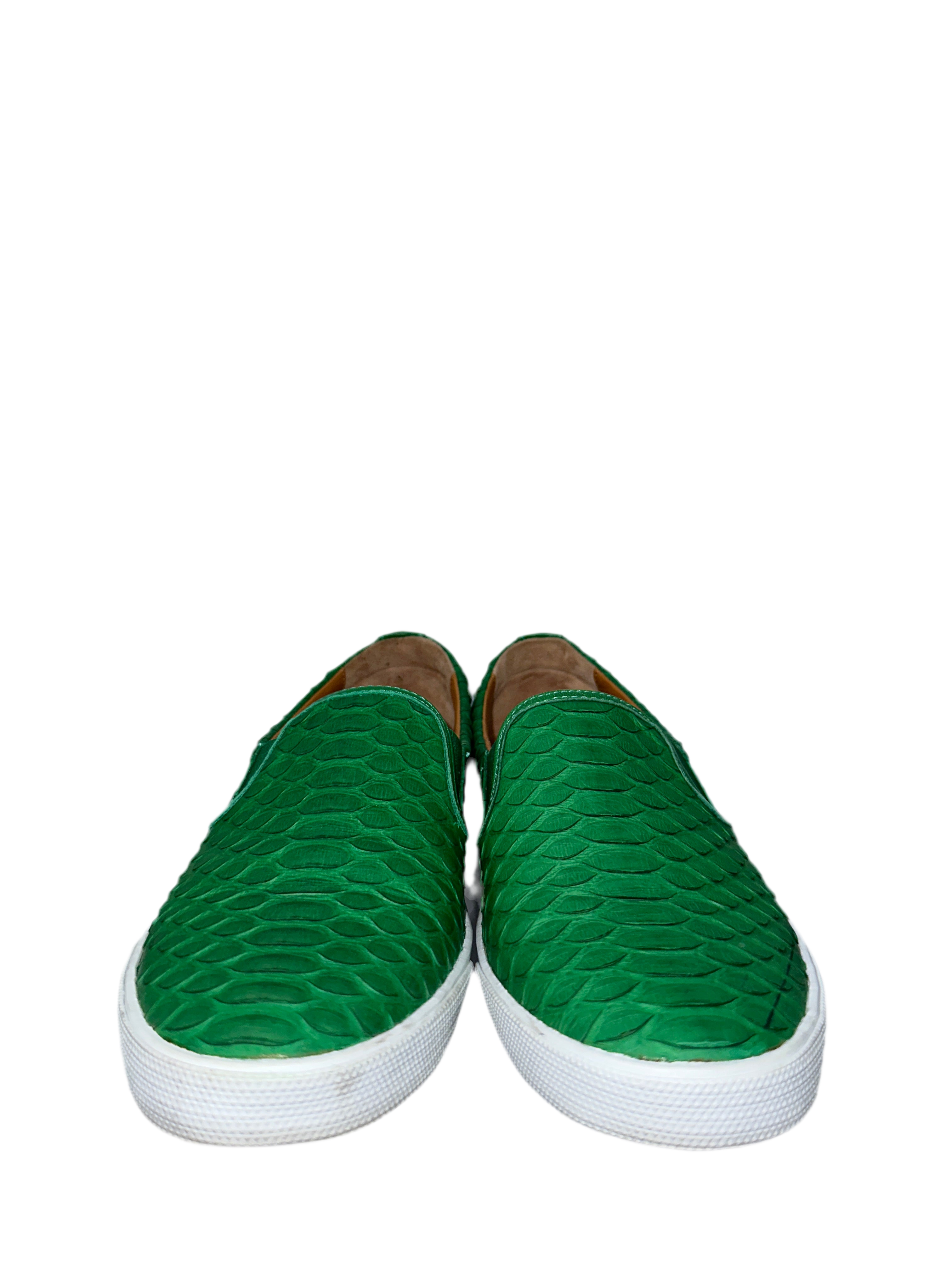 Jimmy Choo green python shoes - size 36.5