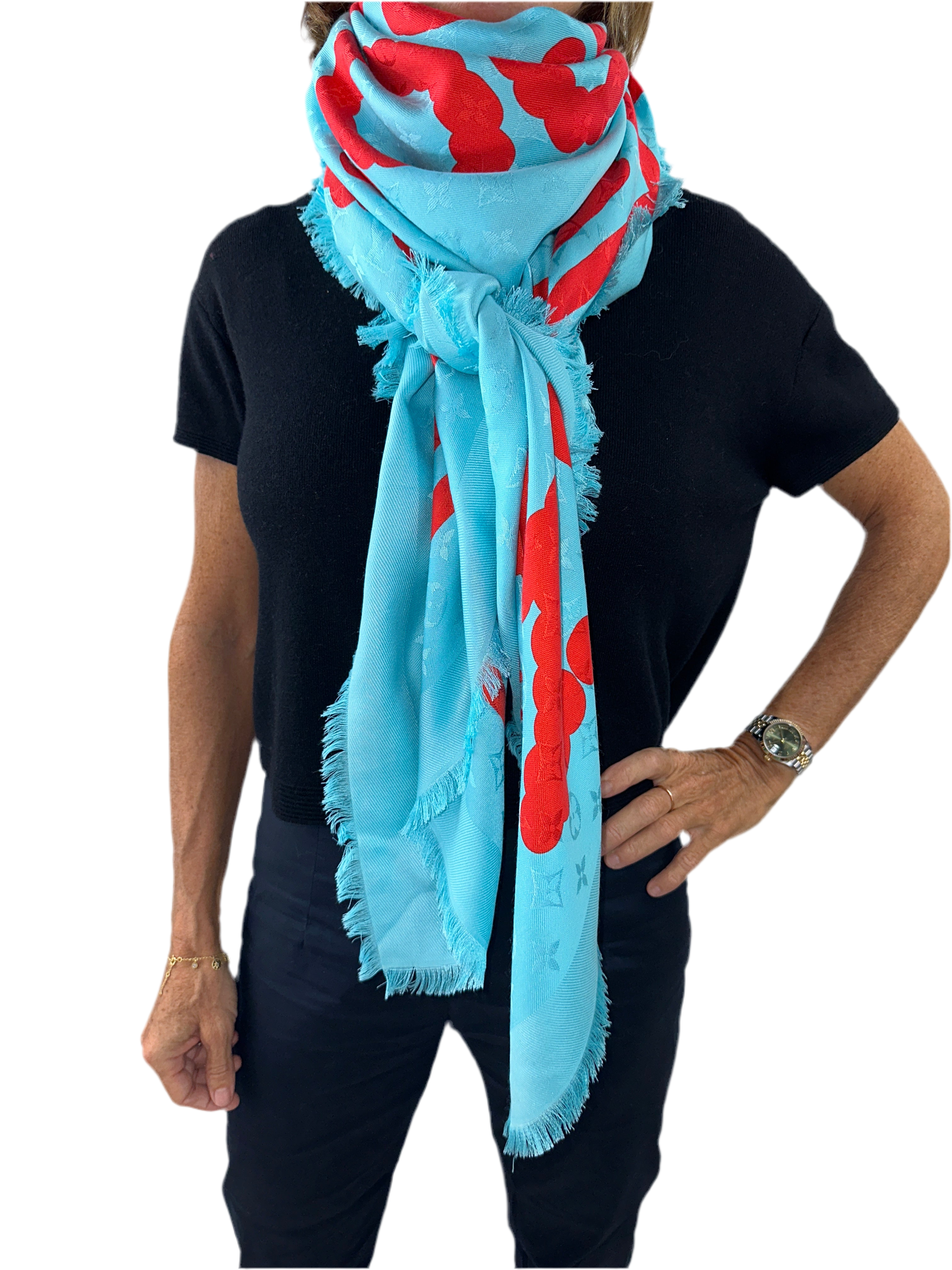 Louis Vuitton Limited Edition Jonas Wood Stole