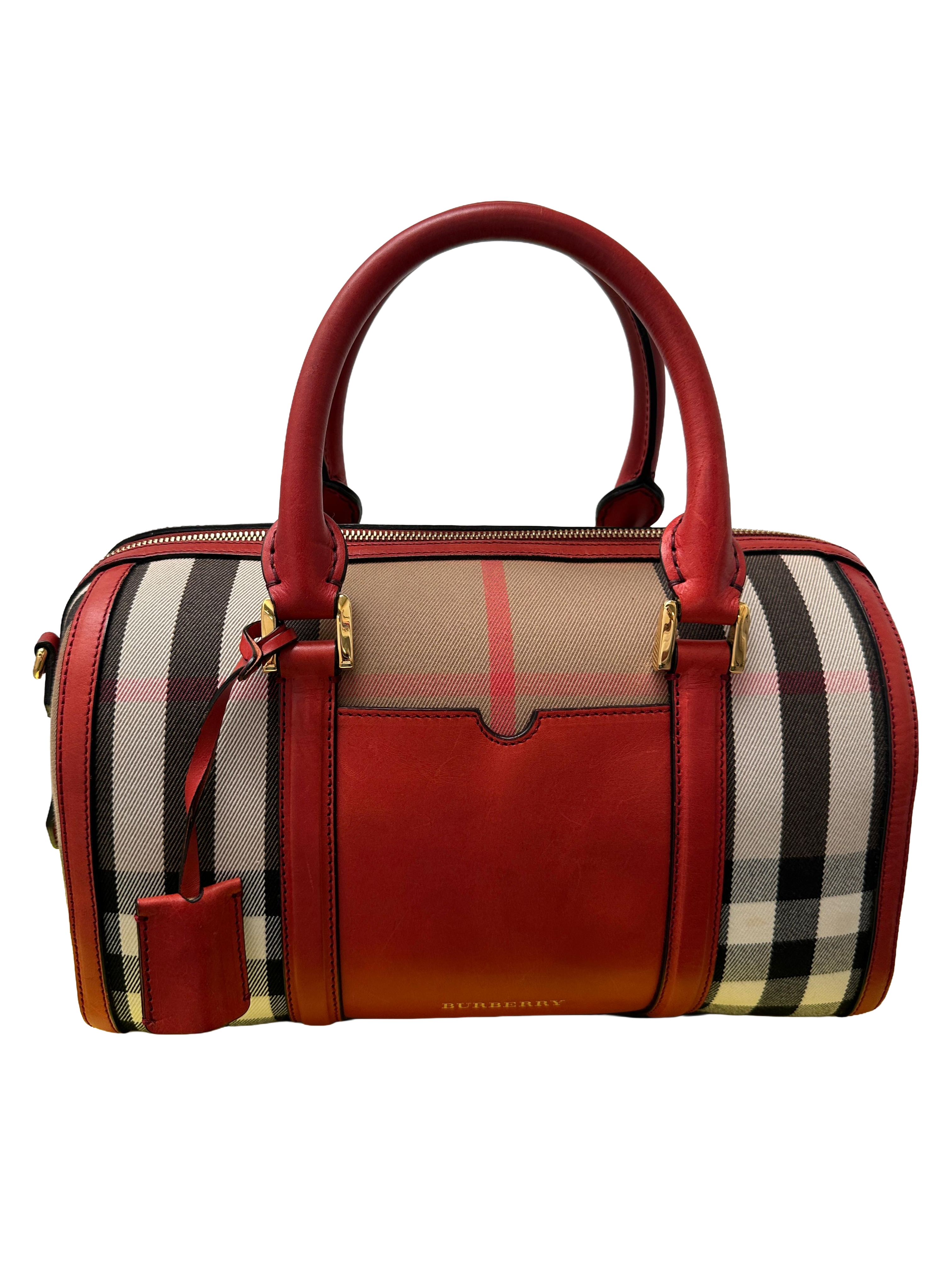 Burberry house check red Alchester medium