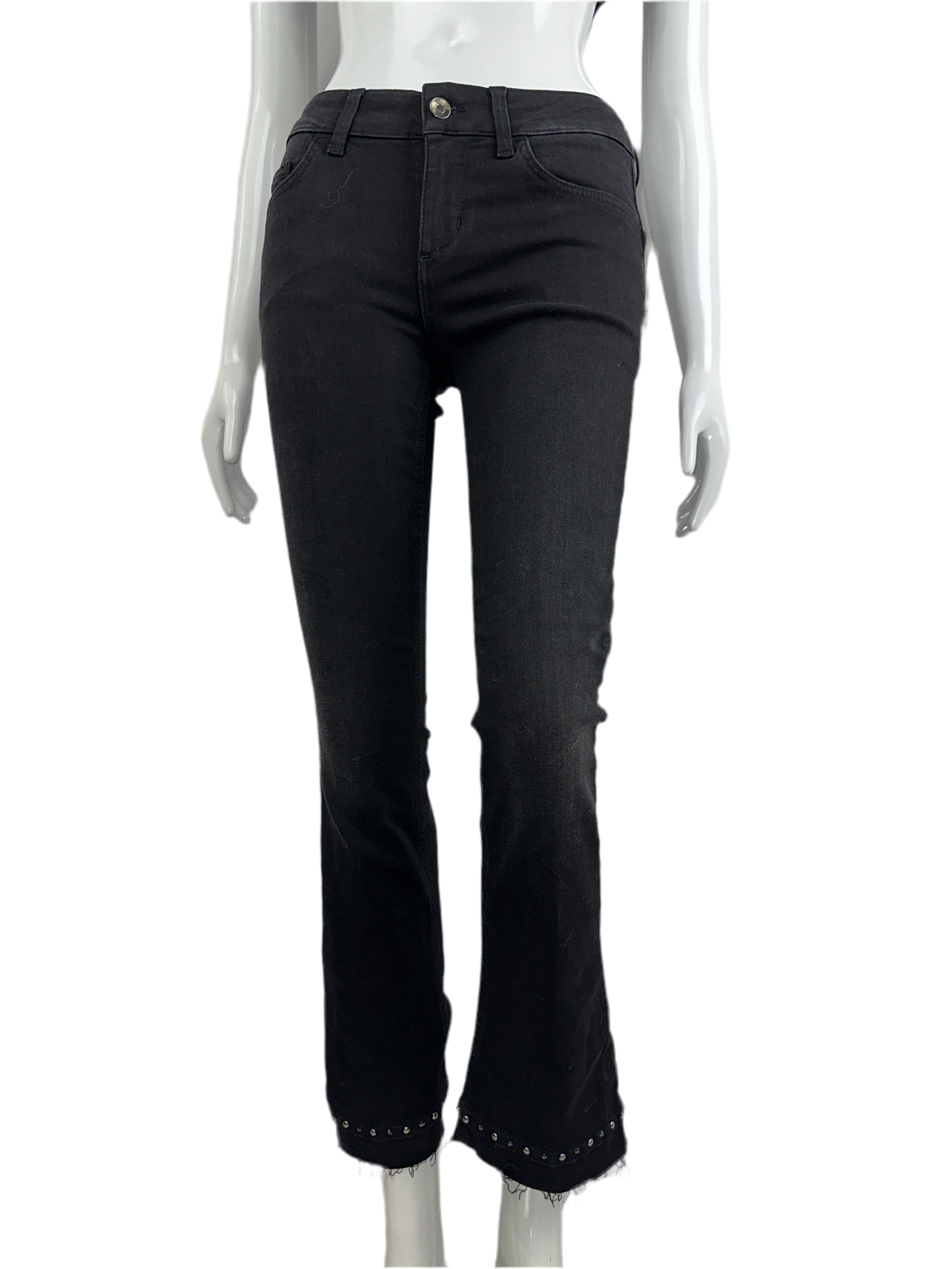 Liu.Jo black pants with stud at bottom - size 34