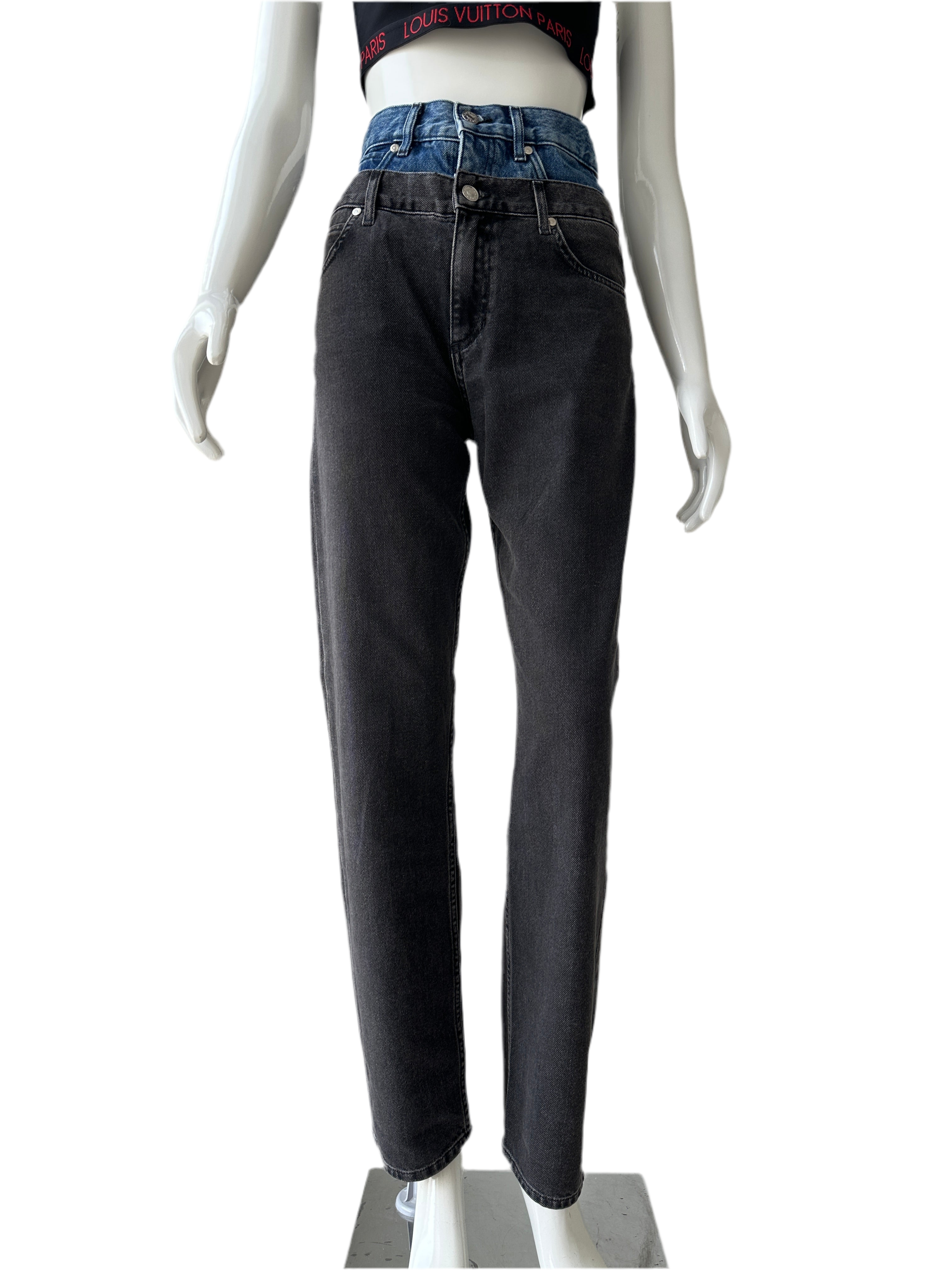 Sandro Black and Blue jean - size 34
