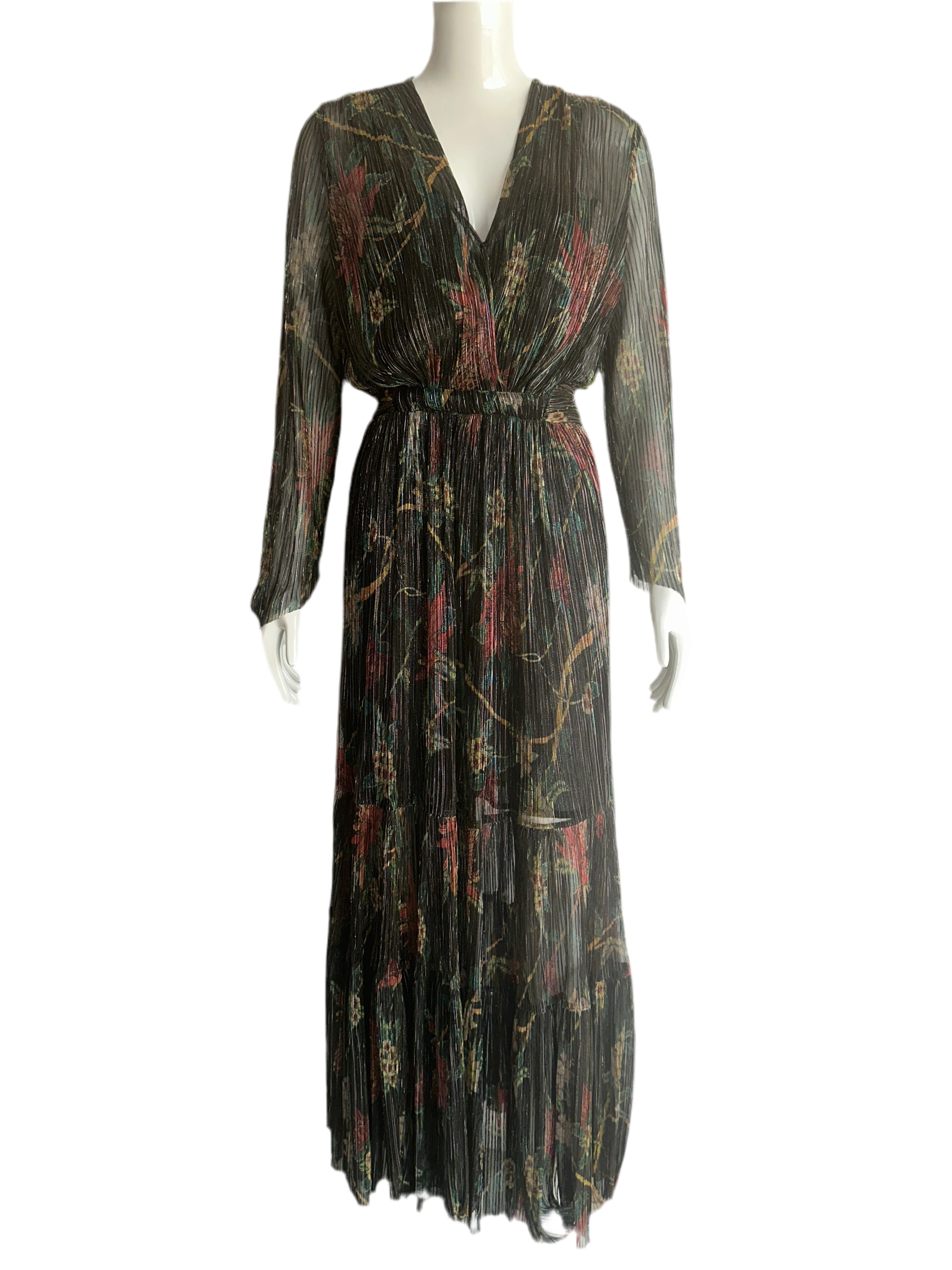 Ba&sh long shiny dress - size 36