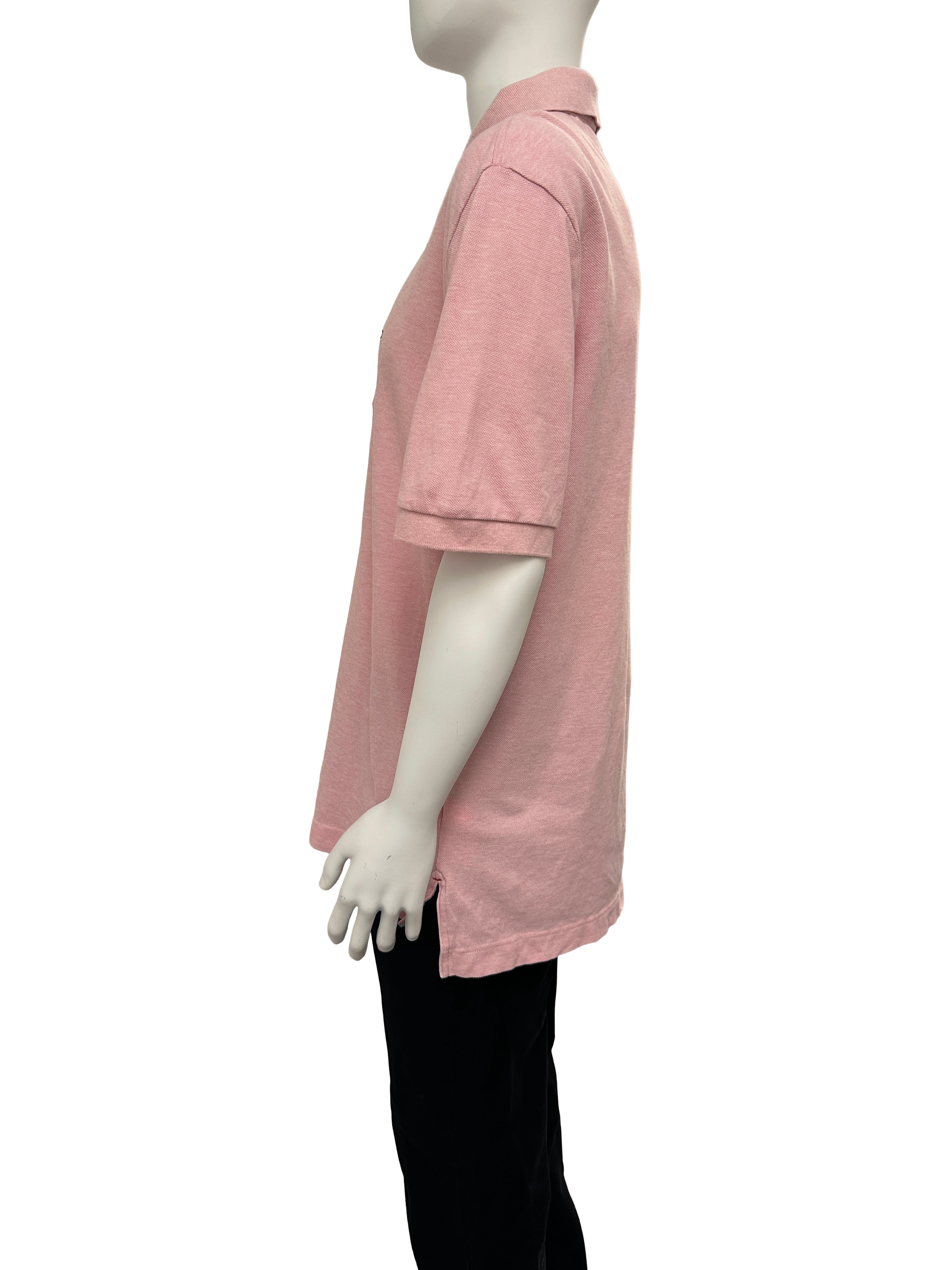 Tommy Hilfiger pink classic fit polo shirt - size L