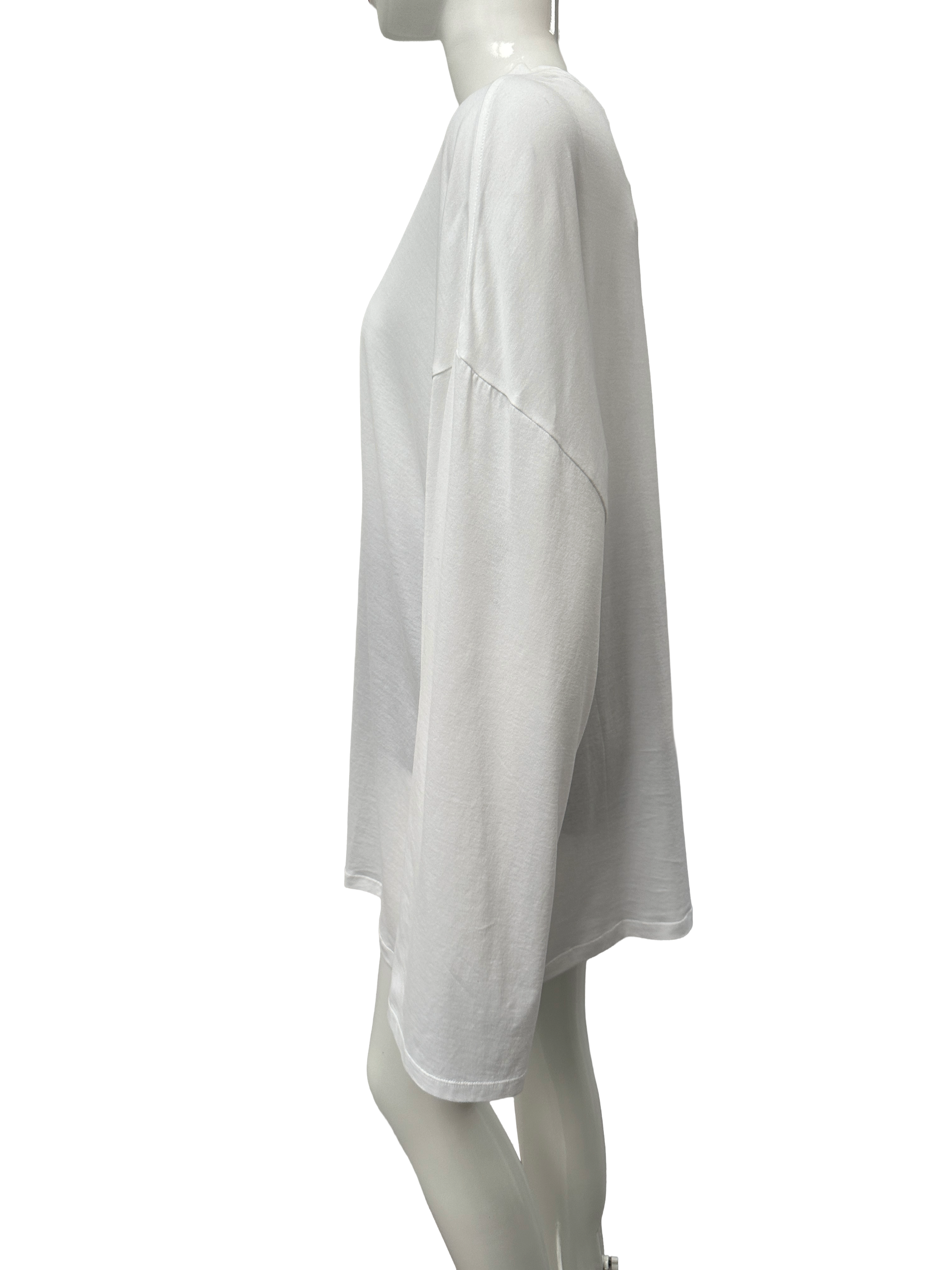 The Frankie Shop white rio oversized sleeve tee - size XS/S