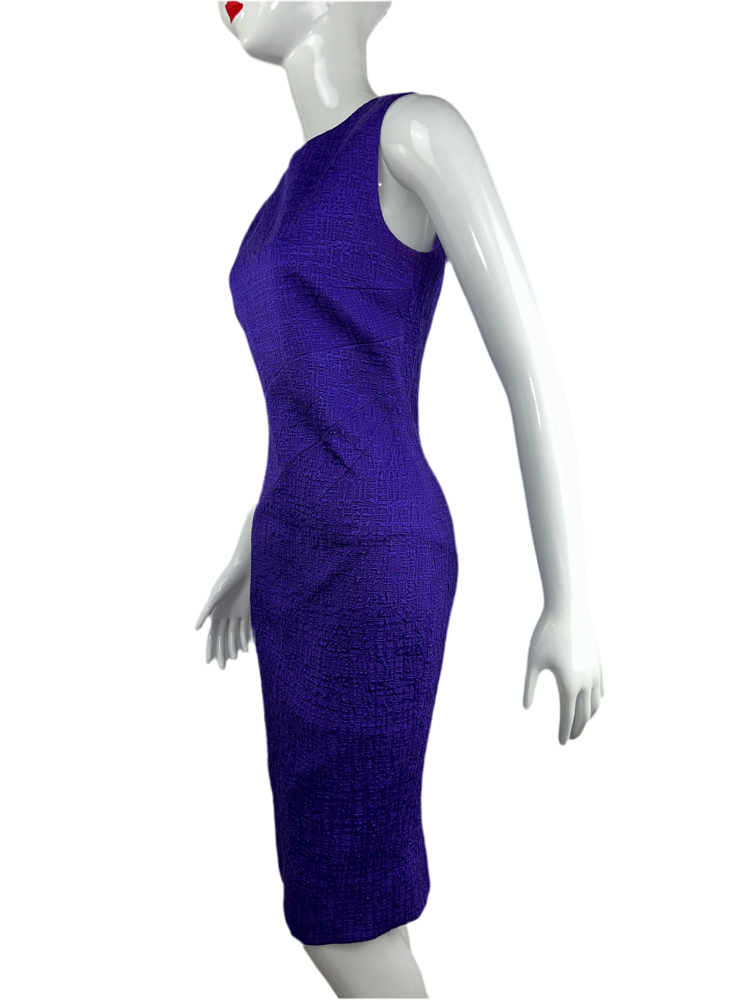 Oscar de la Renta purple long dress - size 34