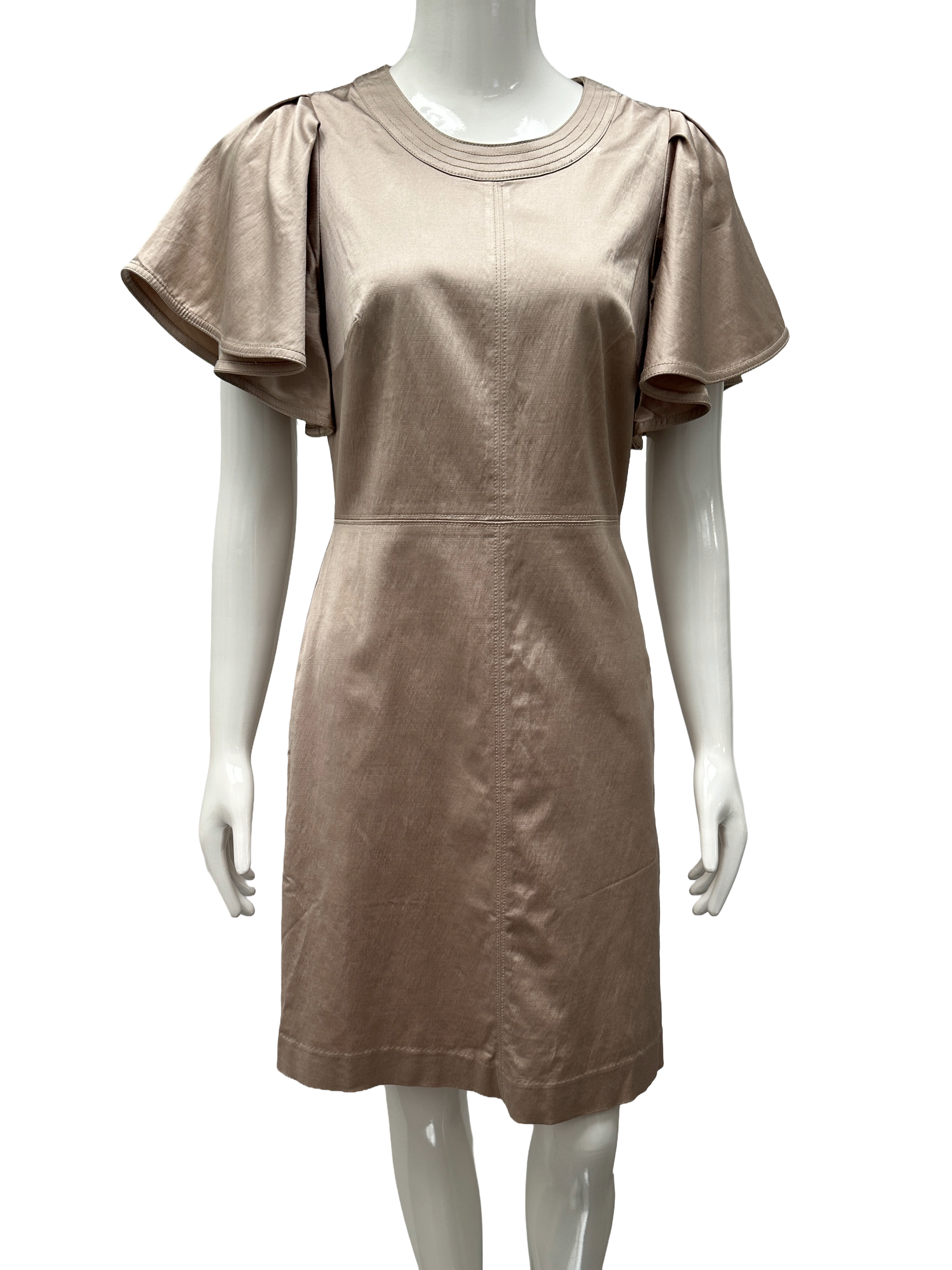 Banana Republic gold short dress - size 34