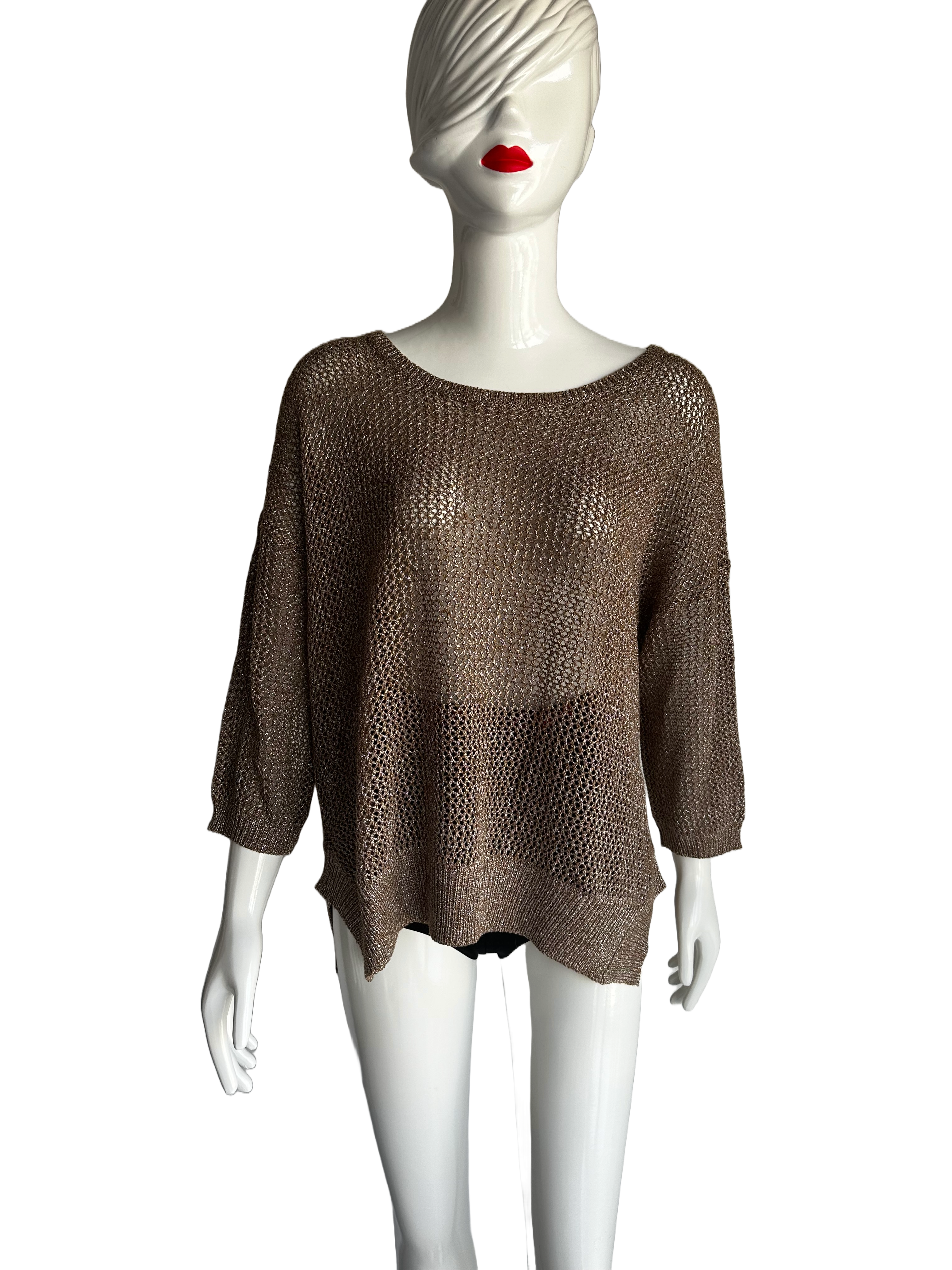 Gerard Darel large knit sweater - size 36