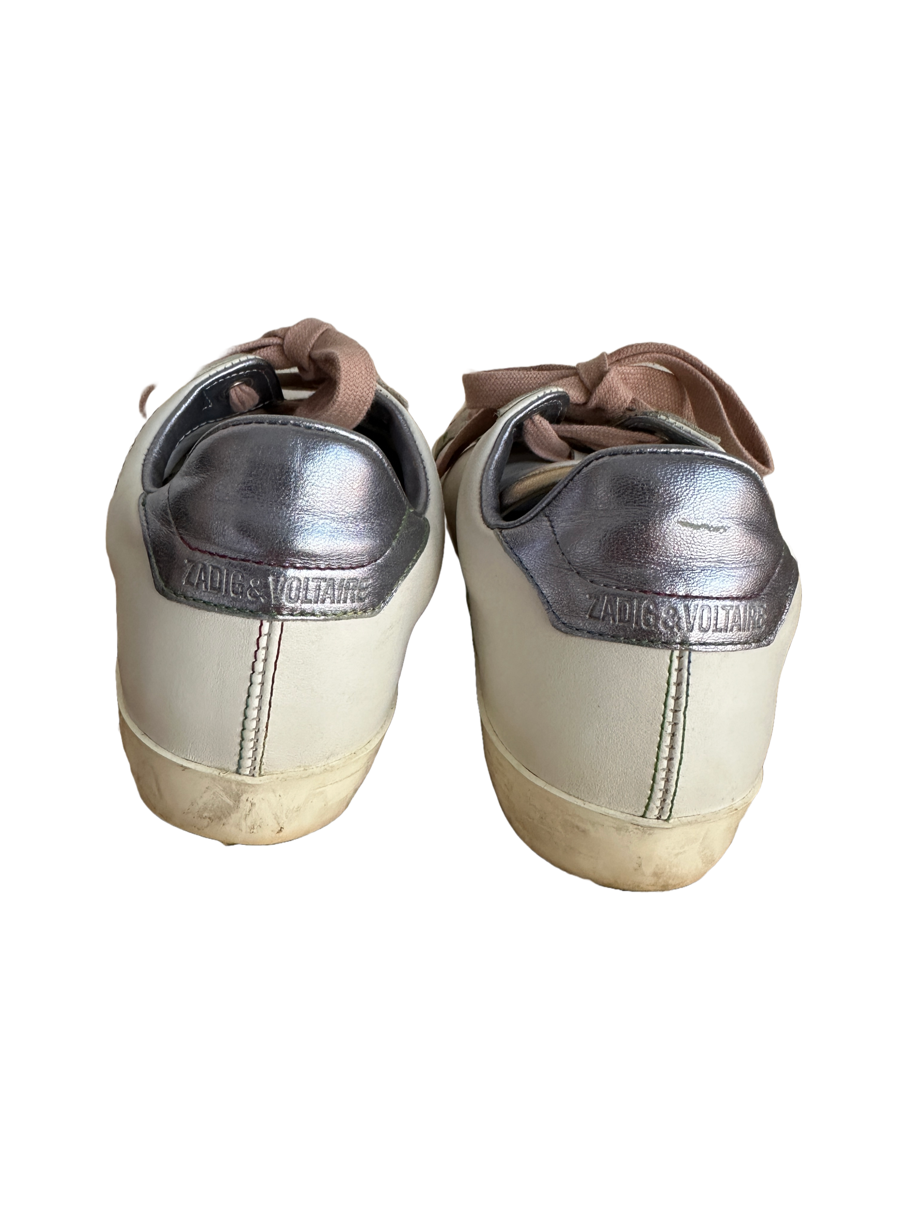 Zadig&Voltaire white sneakers - size 37