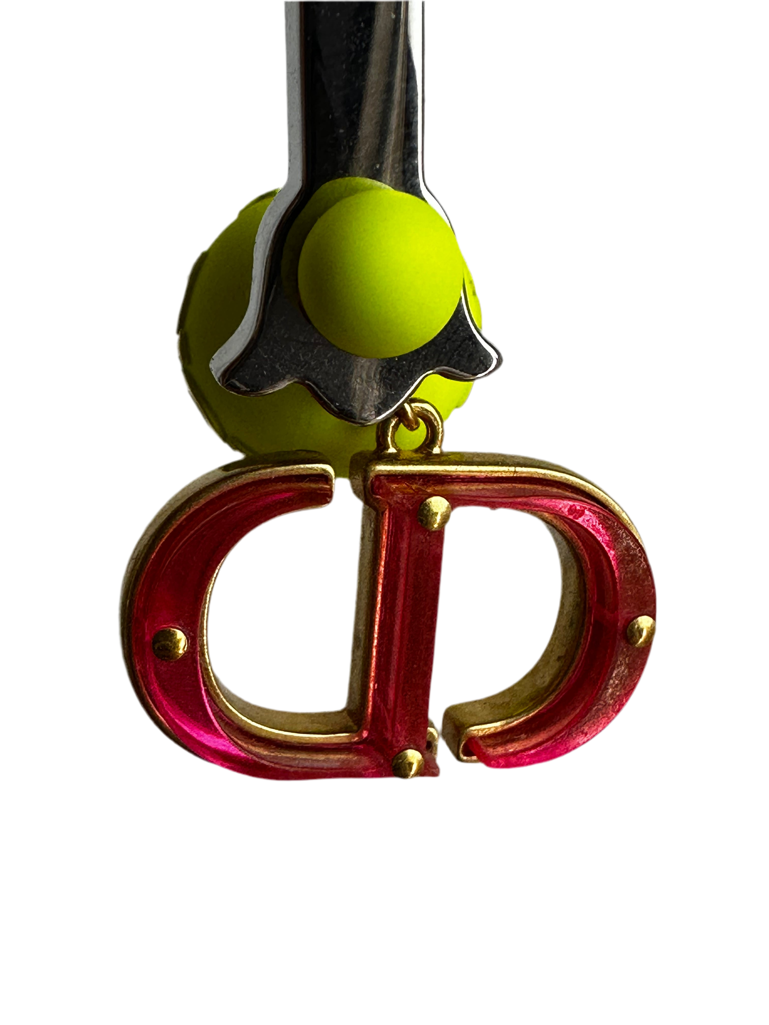 Dior neon tribal single earring