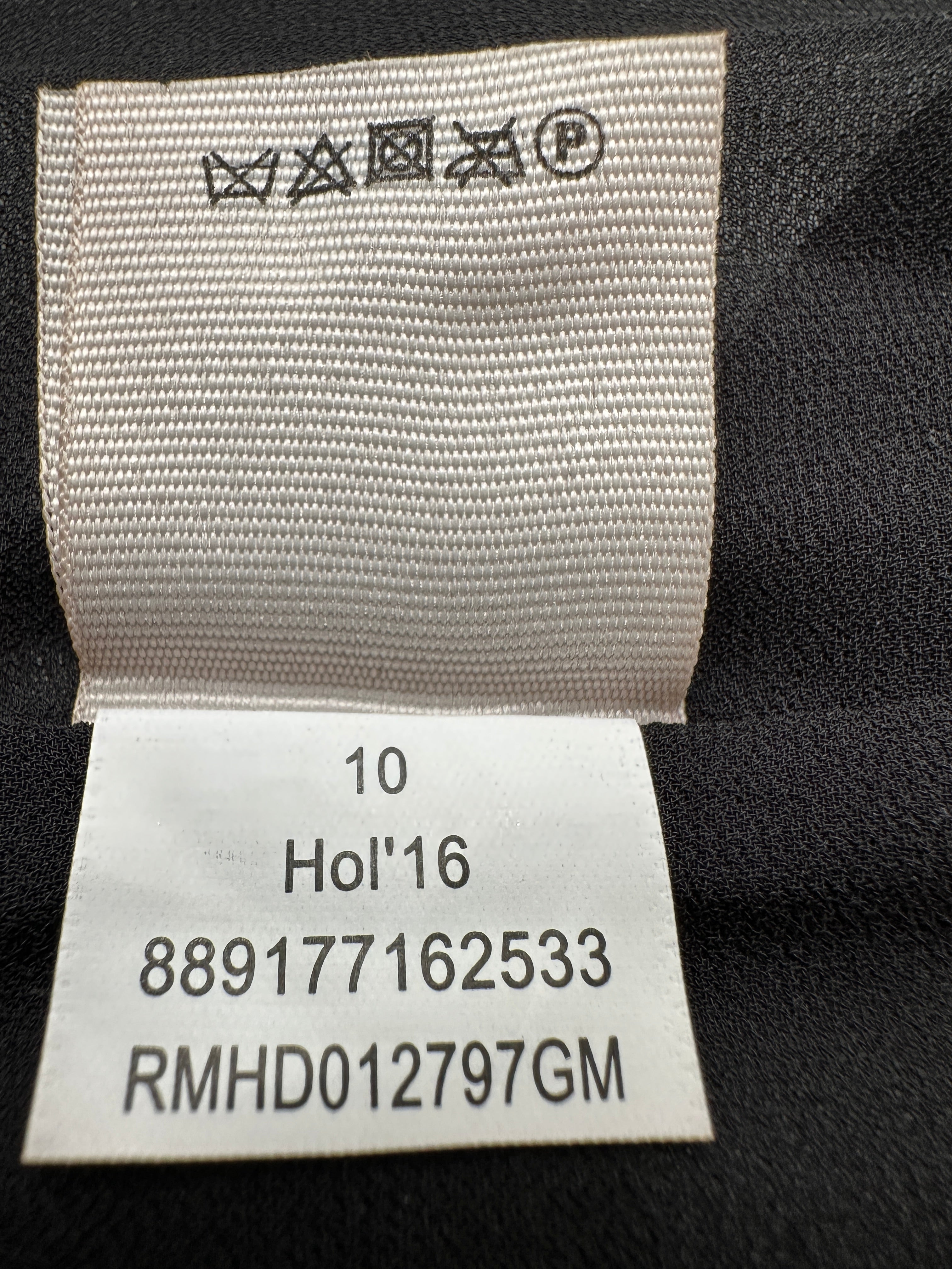 Rachel Roy asymmetrical stripes and floral dress - size 42
