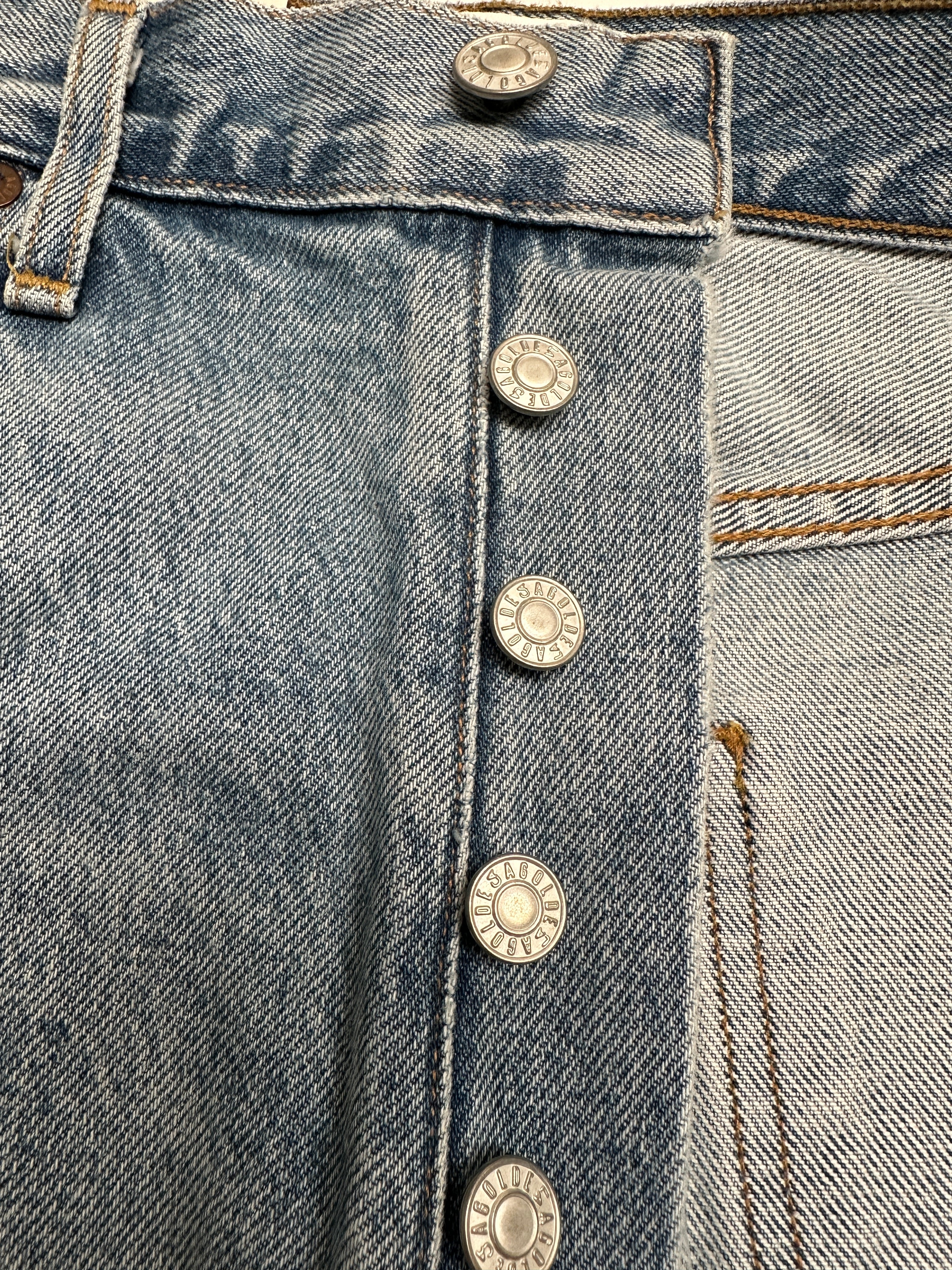 Agolde blue 90'S pinch waist high rise straight - size 27