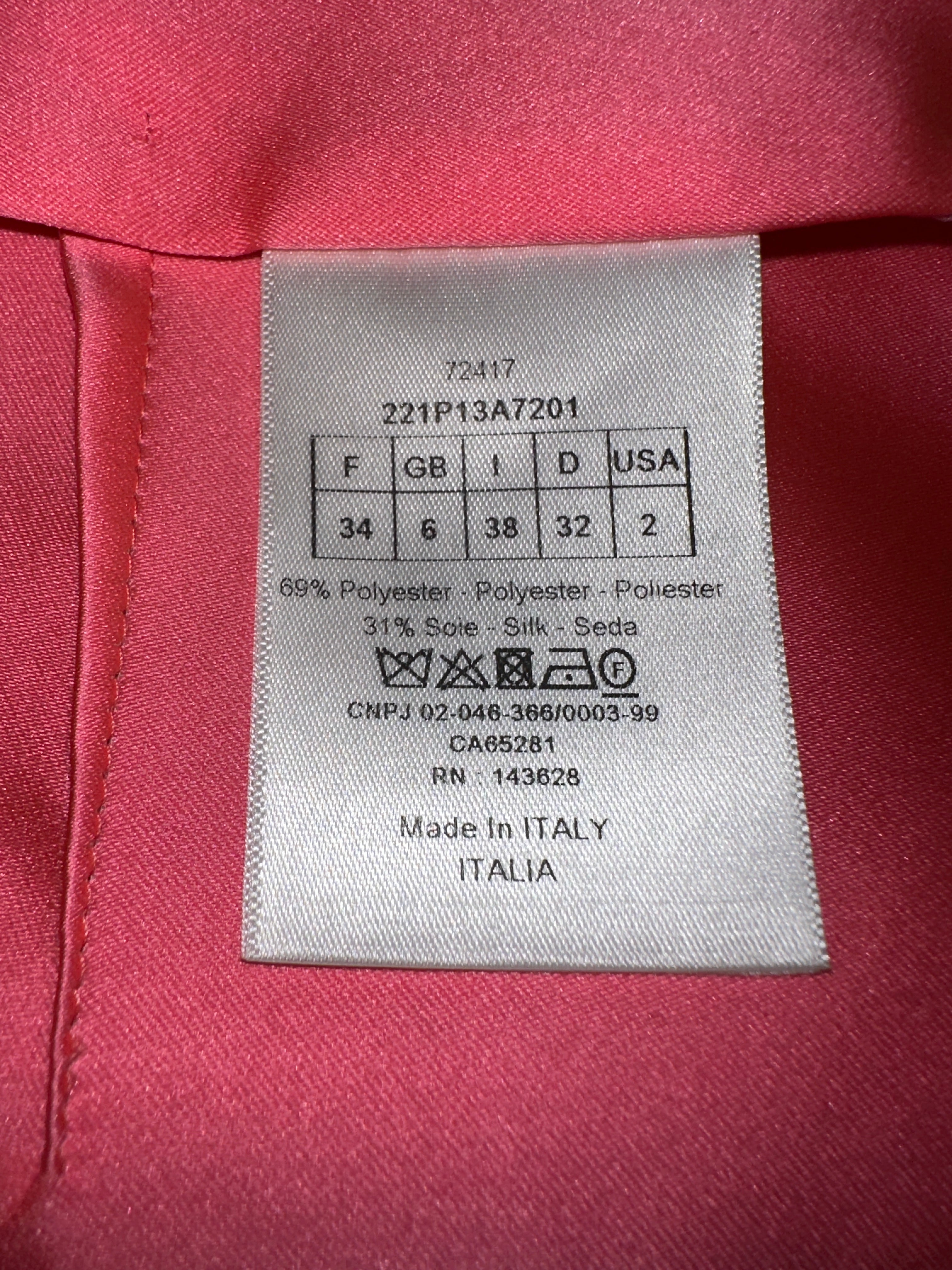 Dior pink shorts - size 34