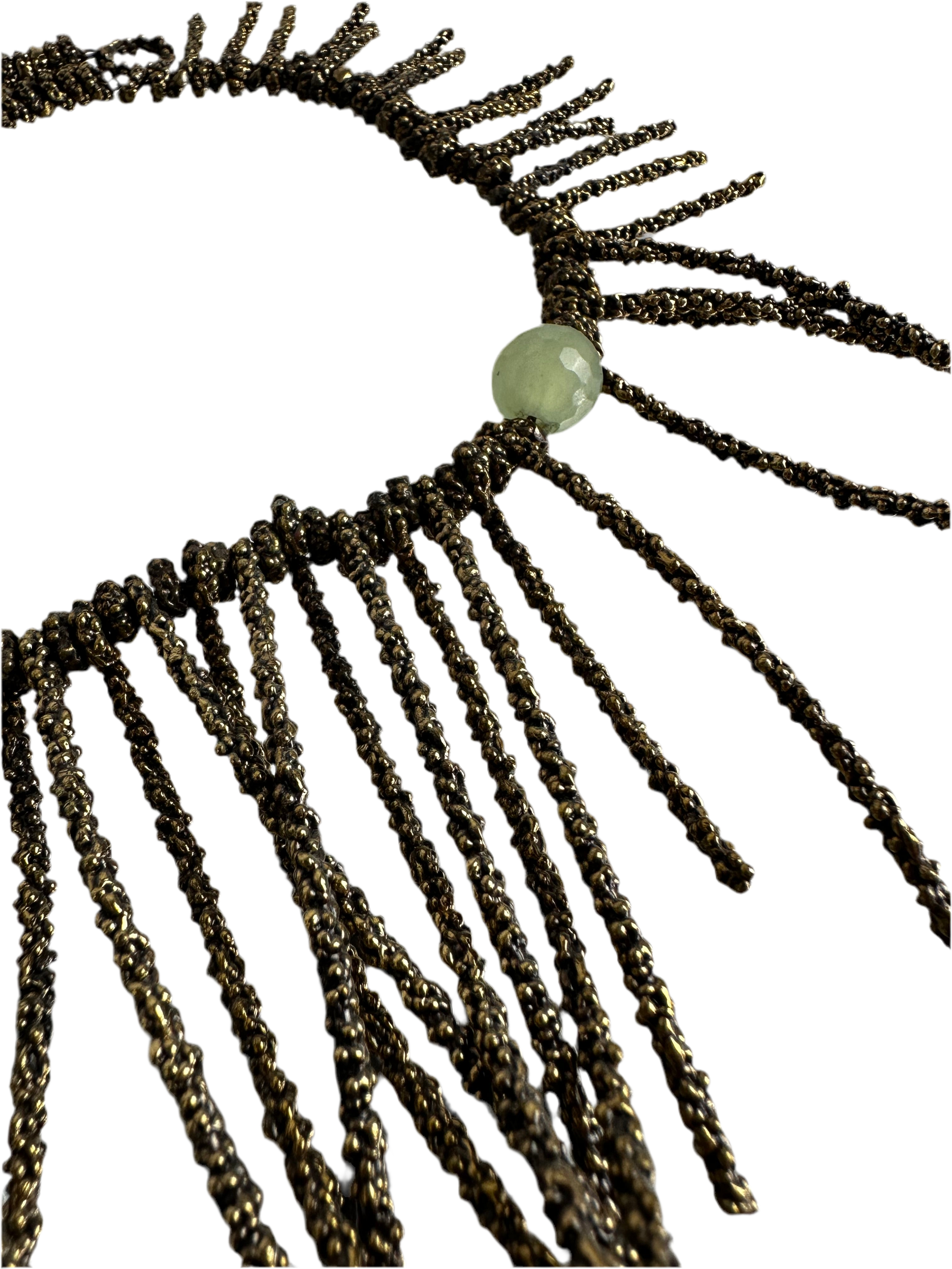 Daniela De Marchi fringe necklace BBR new jade
