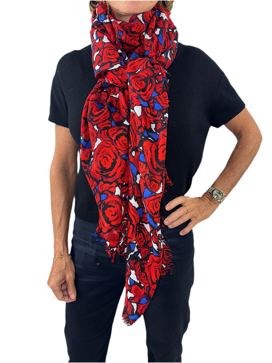 Louis Vuitton Stephen Sprouse 'Rock N' Roses' scarf – Avant Garde