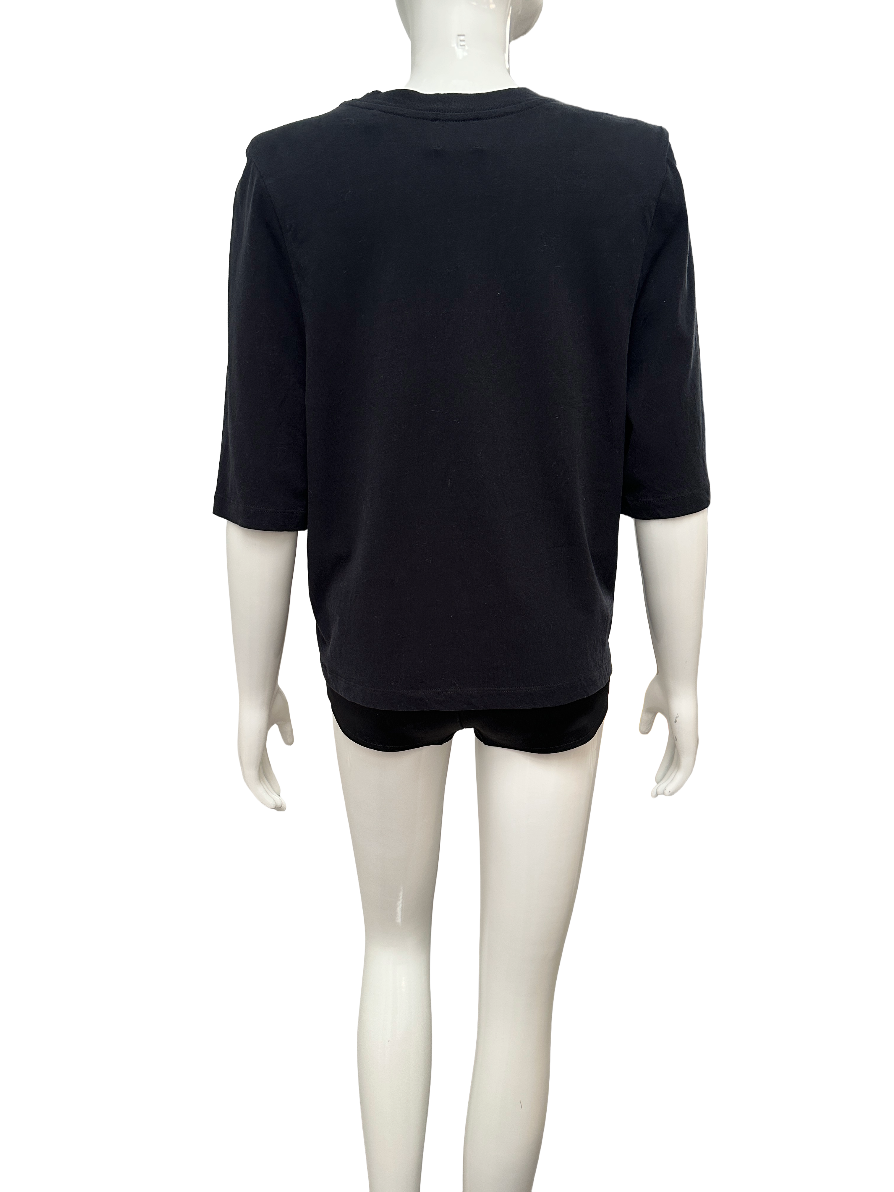 Isabel Marant black lips print tee shirt - size 36
