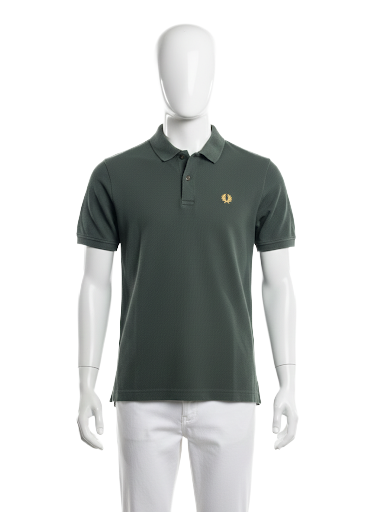 Fred Perry khaki green polo shirt - size M