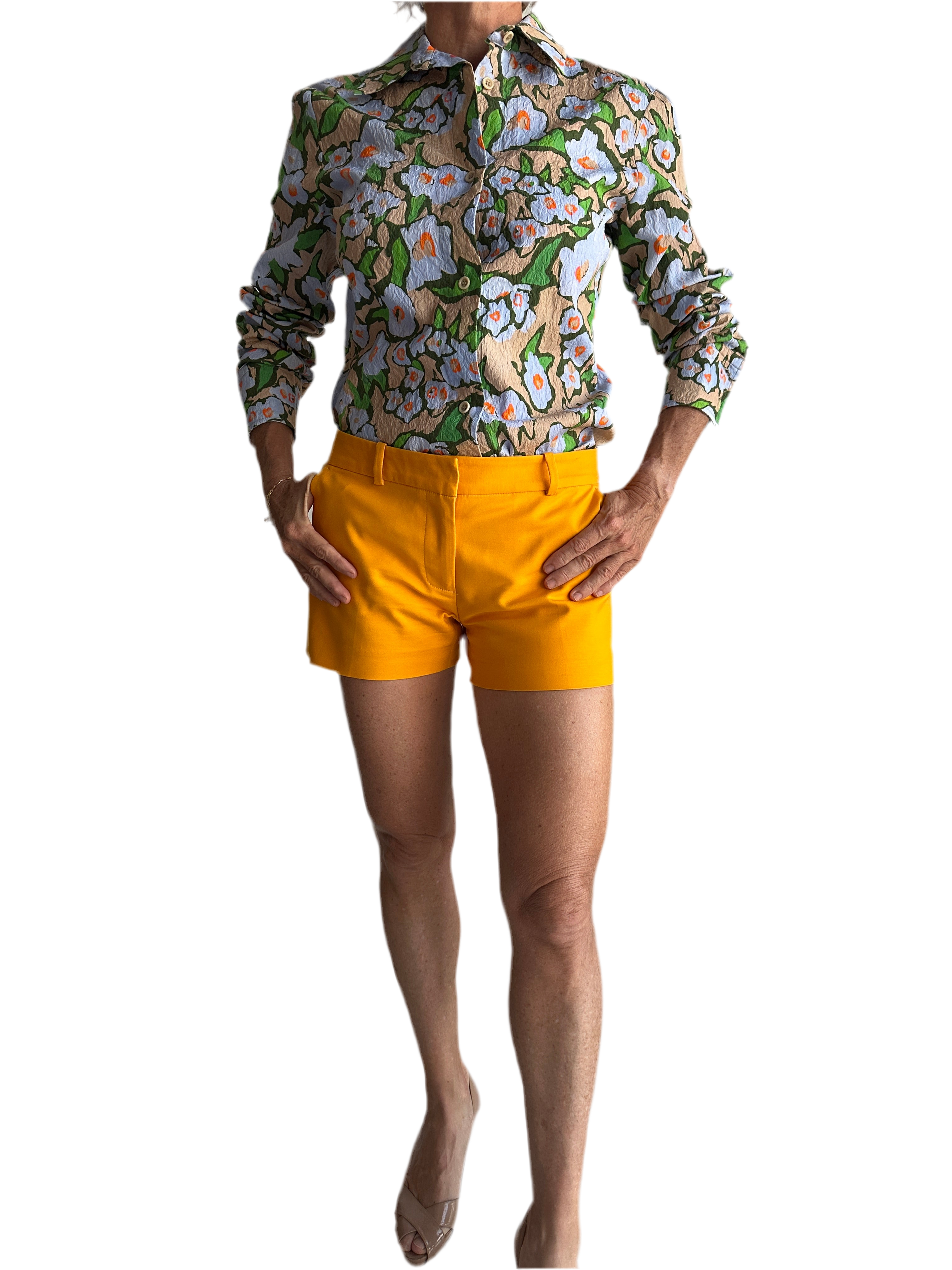 Michael Kors orange shorts - size 32