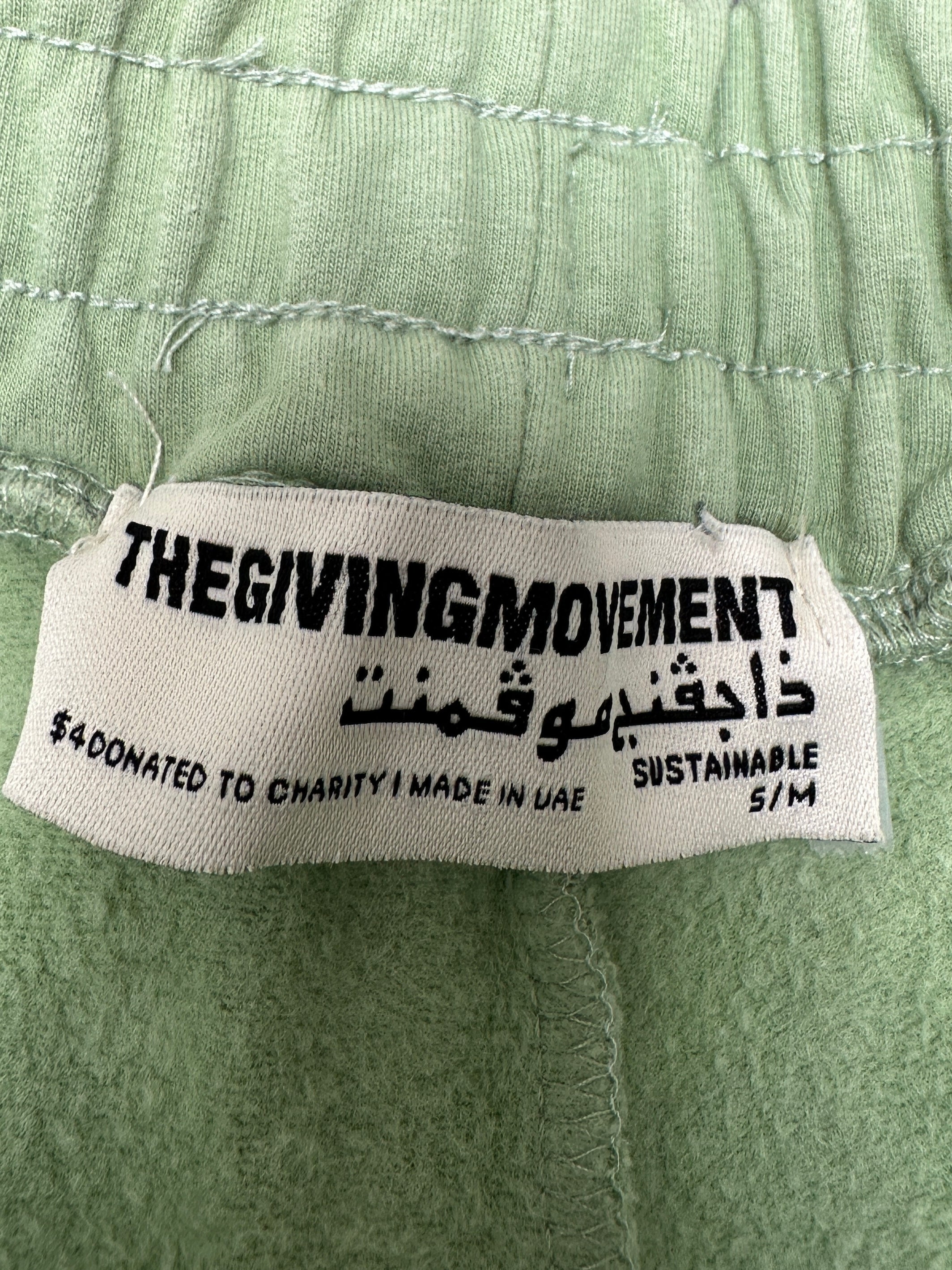 The Giving Movement green relaxed sweatpants - size 36