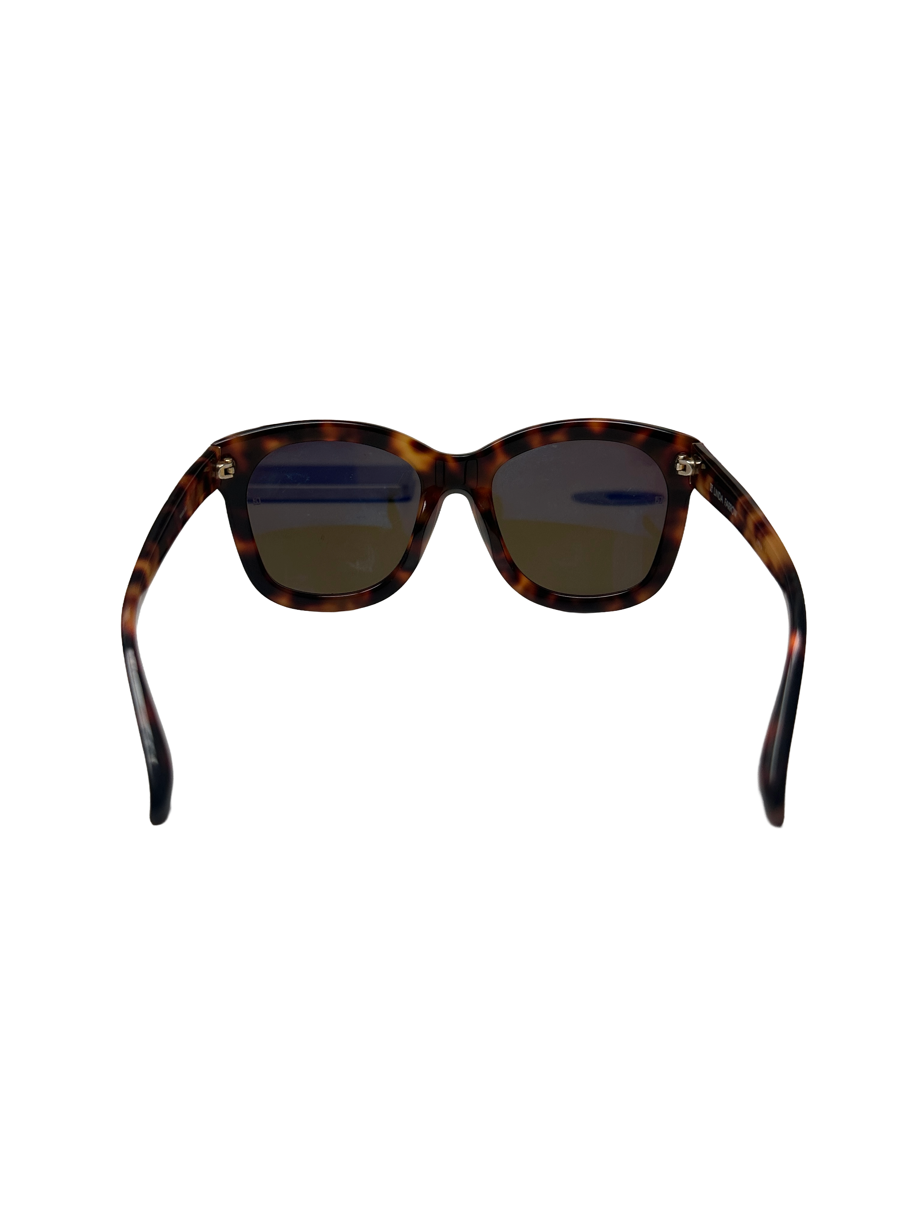 Linda Farrow oversized tortoiseshell sunglasses